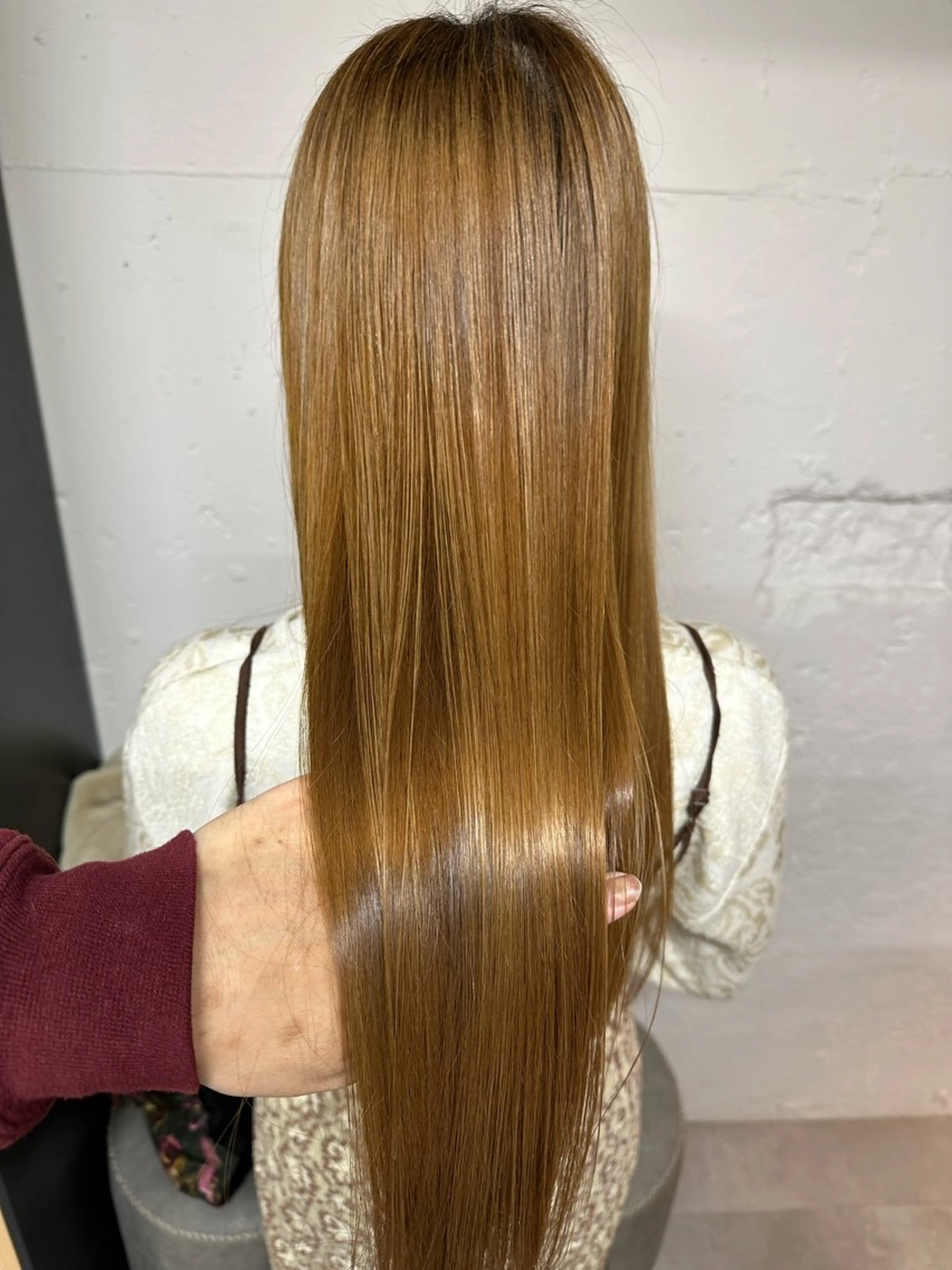 ロング 髪質改善 トリートメント ヘアカラー トリートメント tokute高円寺 🌈小倉🌈のヘアスタイル