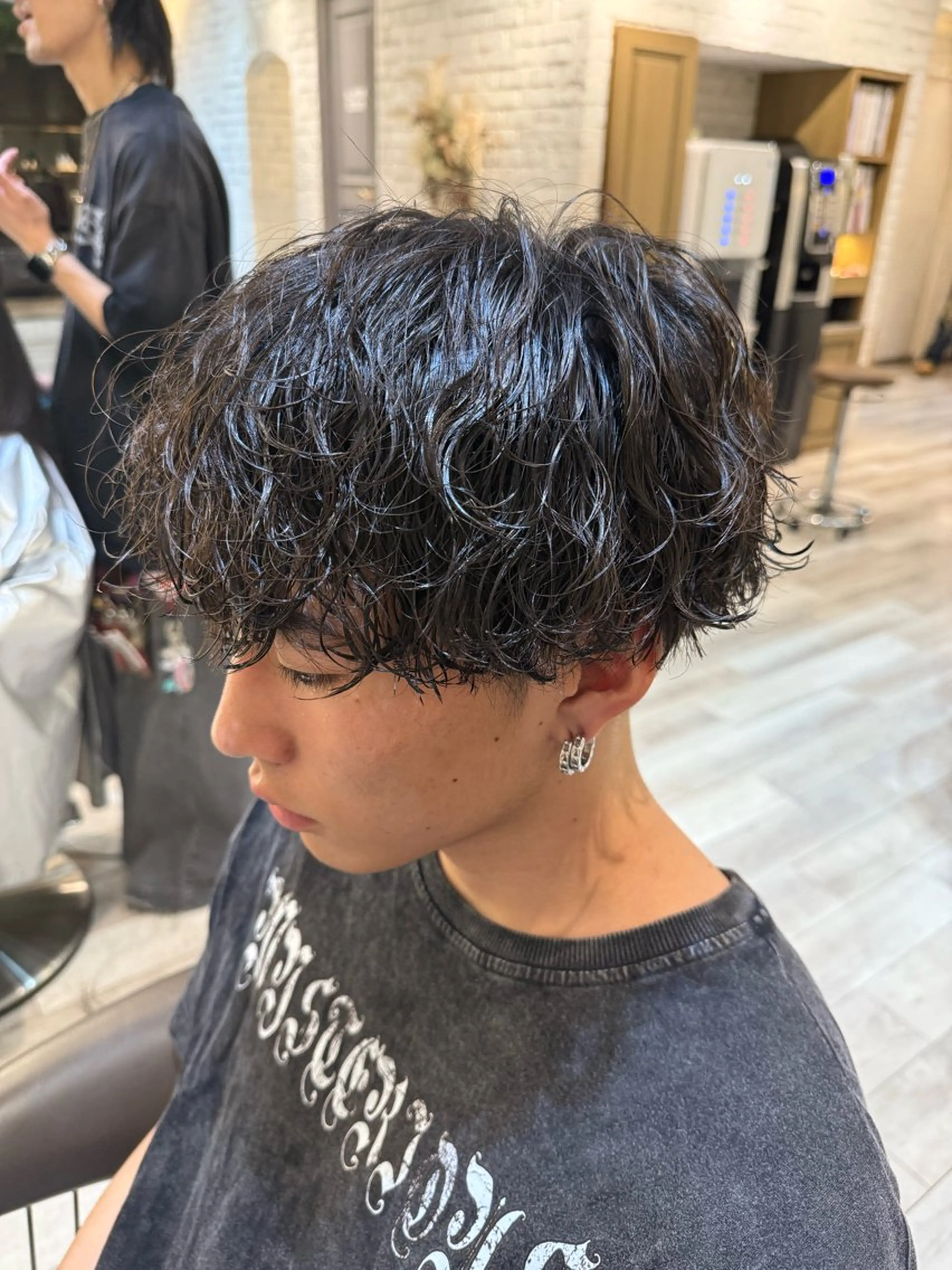 パーマ メンズ メンズパーマ 波巻きパーマ 🫧mano🫧 似合わせ/レイヤーのヘアスタイル