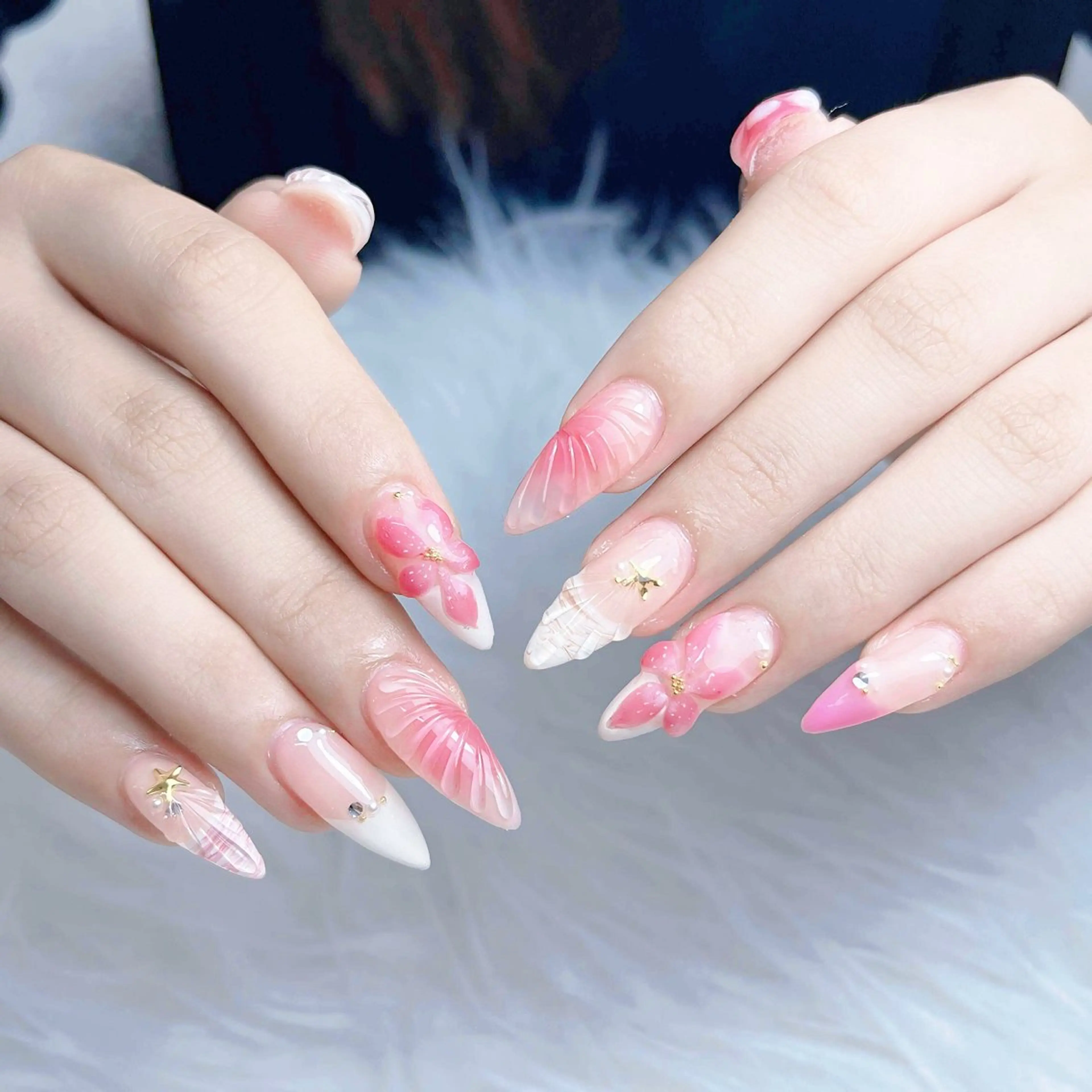 ネイル ハンドネイル ハンドケア Nova Nail Nambaのネイルデザイン