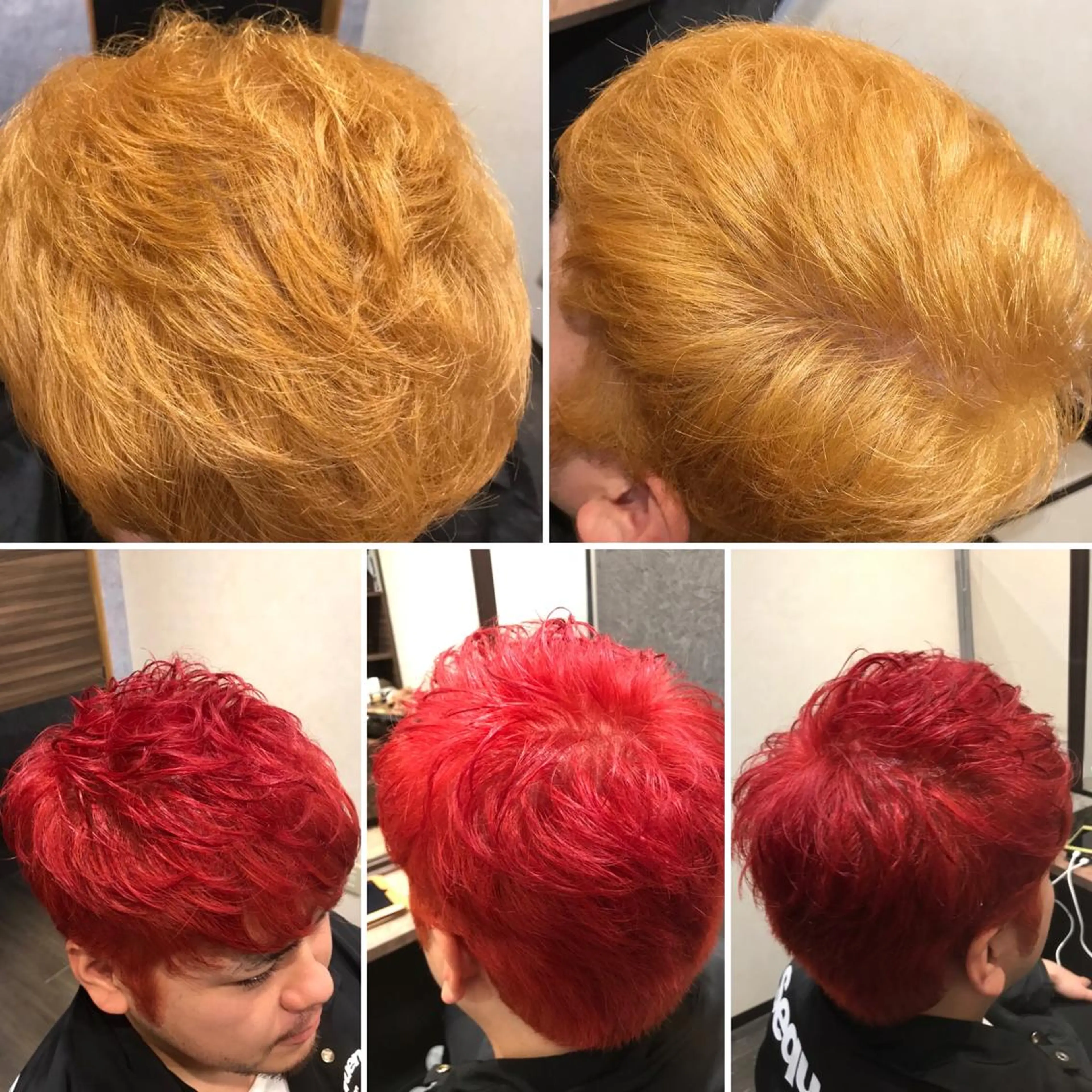 ショート カラー メンズ 中嶋 ナカジマのヘアスタイル