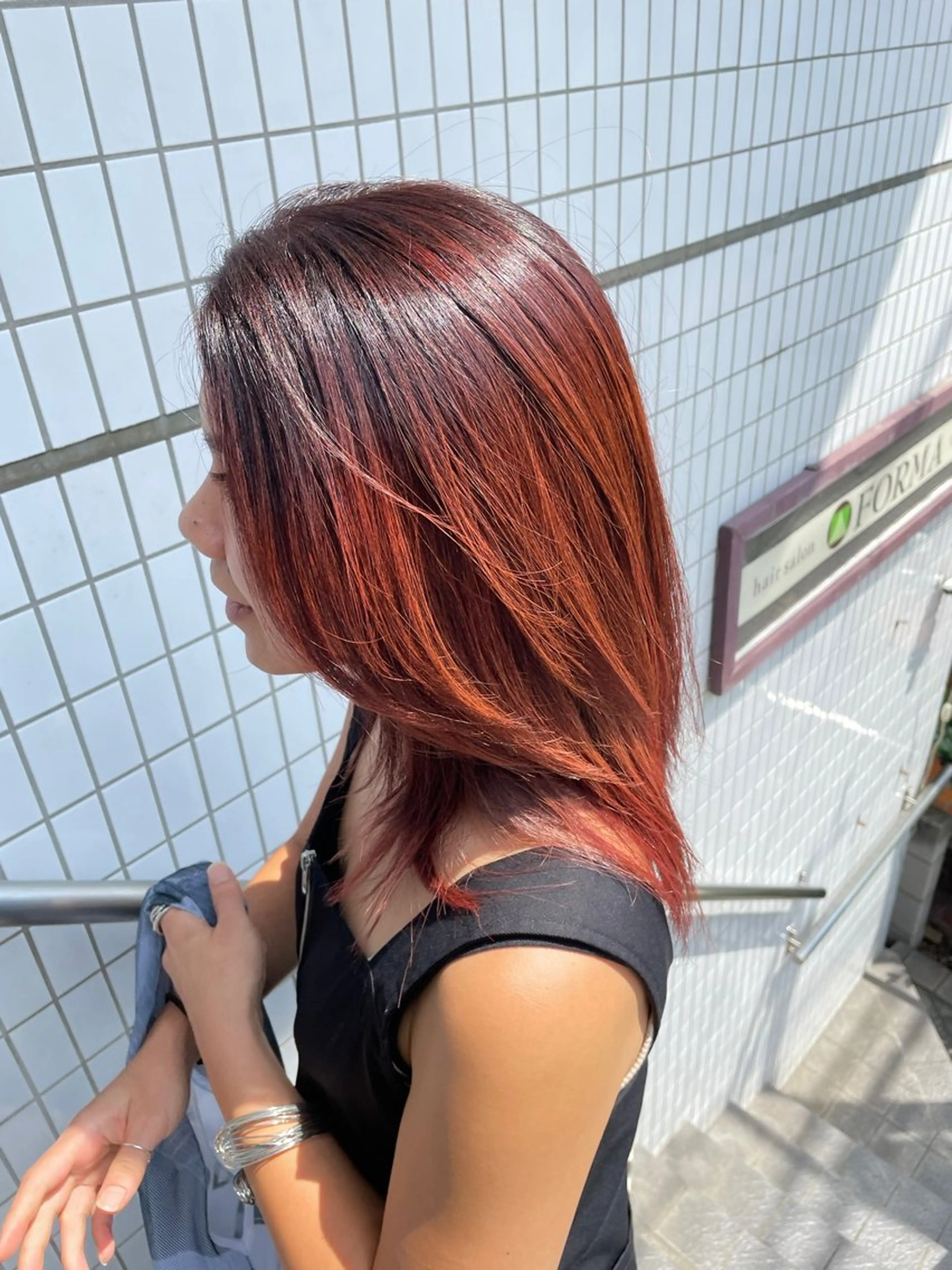セミロング ヘアカラー トリートメント ヘッドスパ 髪質改善FORMA 💫✨S.Katohのヘアスタイル