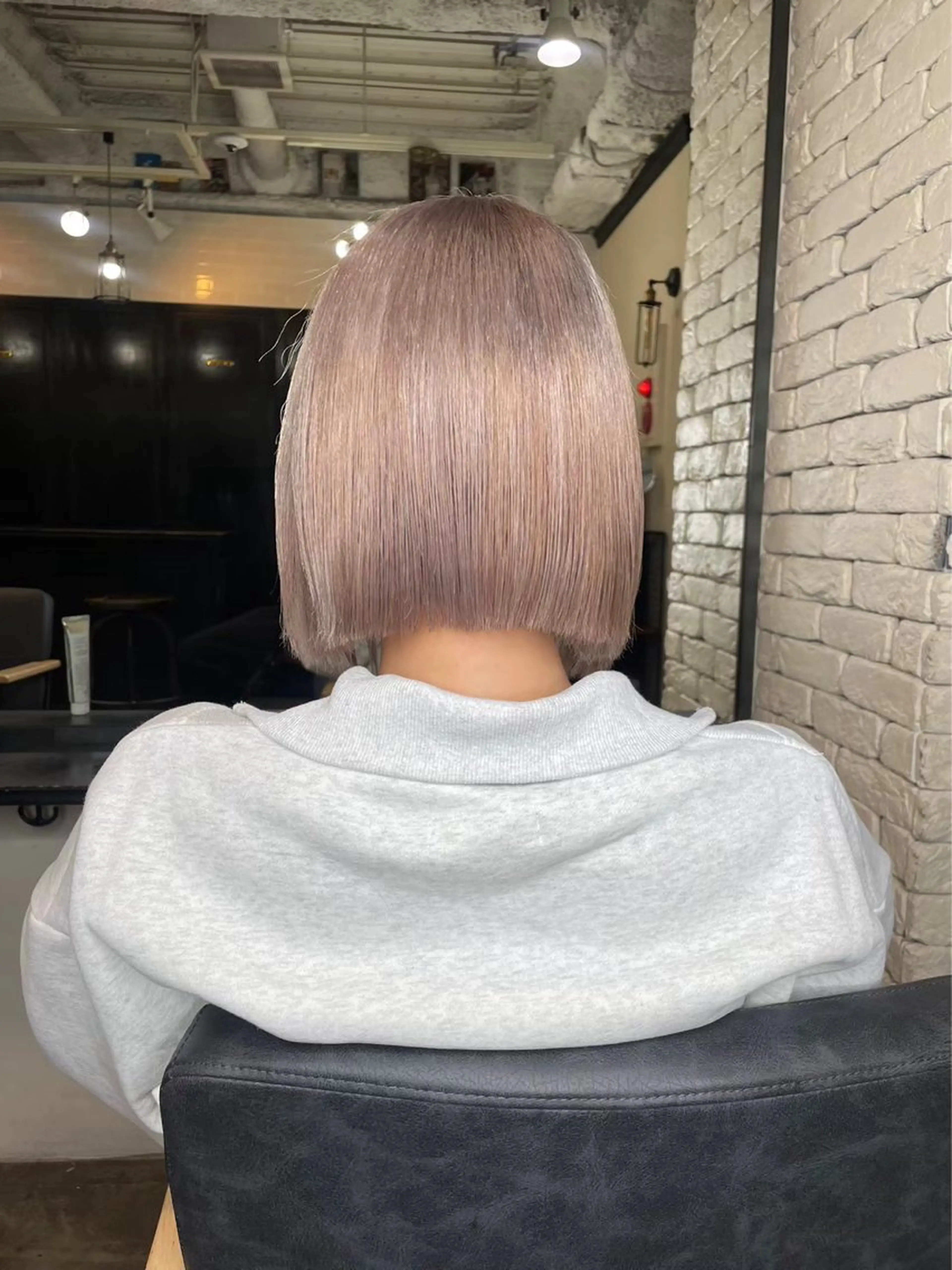 ミディアム カラー ヘアアレンジ ヘアカラー トリートメント ヘッドスパ ヘアセット 🫧透明感／艶カラー 🫧Ryuseiのヘアスタイル