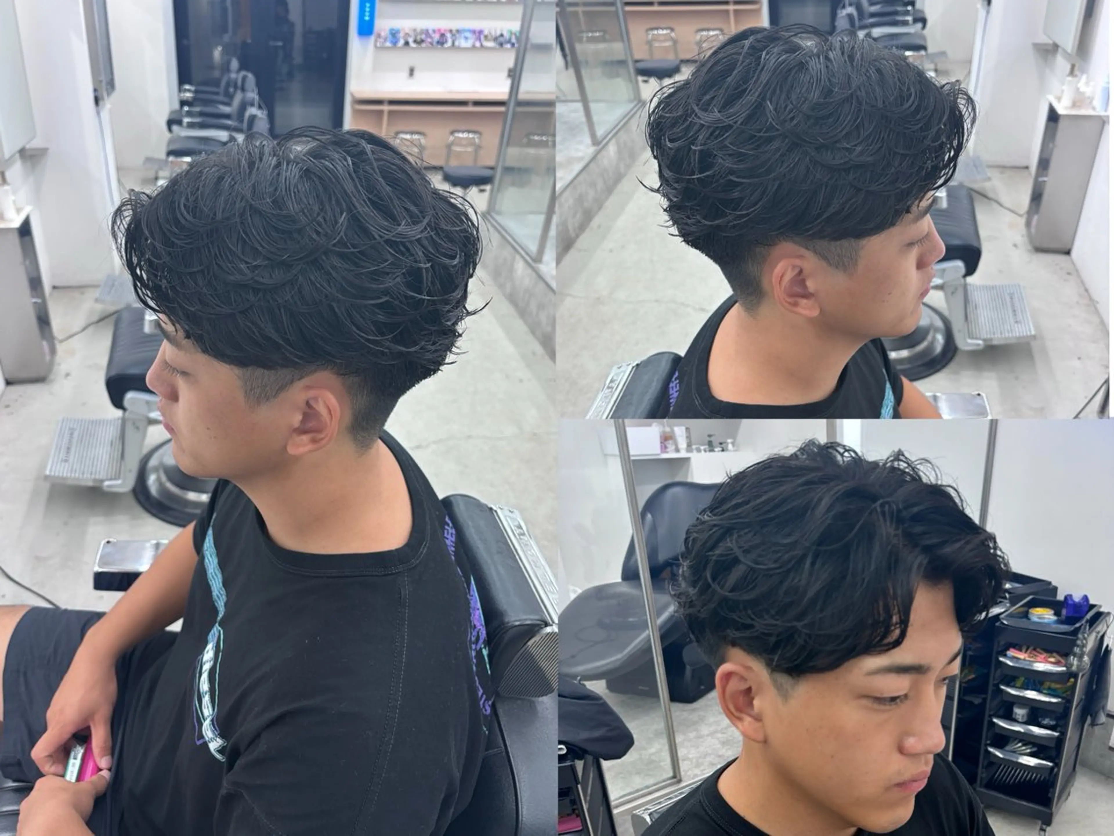 パーマ メンズ カット パーマ 土岐 仁/メンズ専門 パーマ特化美容師🌀のヘアスタイル