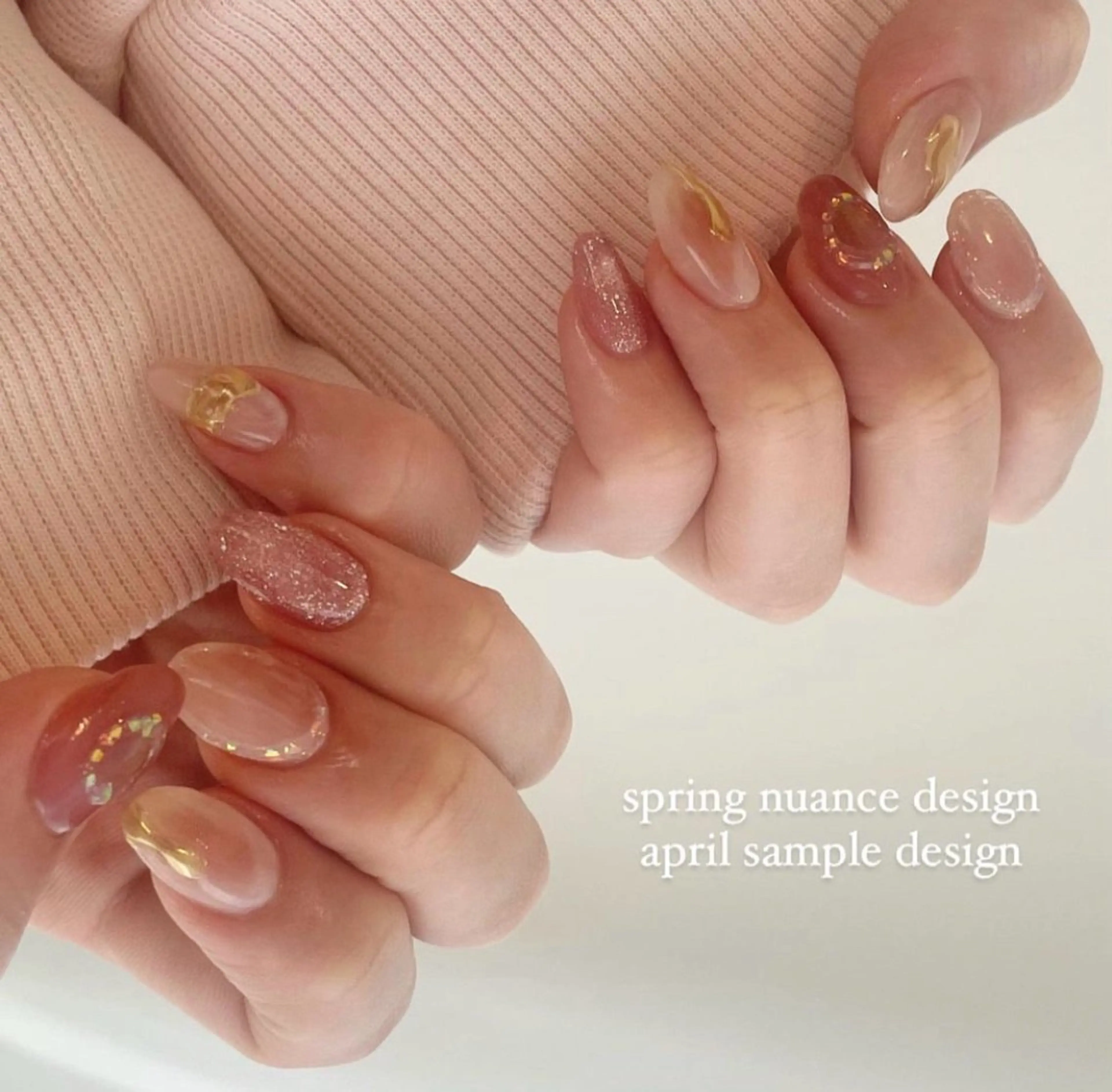 ネイル ニュアンスネイル ハンドネイル pétit所属・pétit hiyoriのネイルデザイン