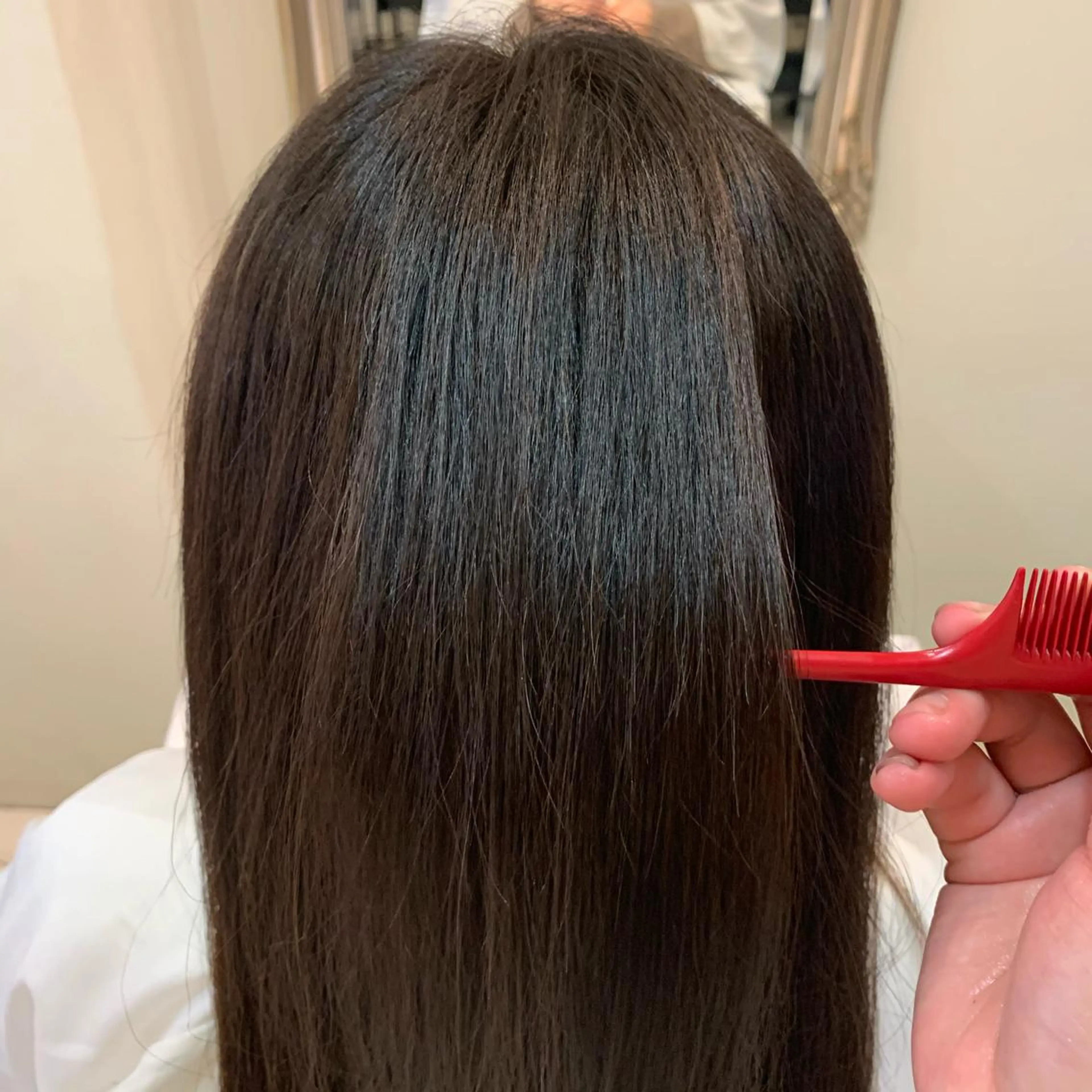 セミロング カラー 髪質改善 ボブウルフ／ボブ Satsuki【名駅のヘアスタイル