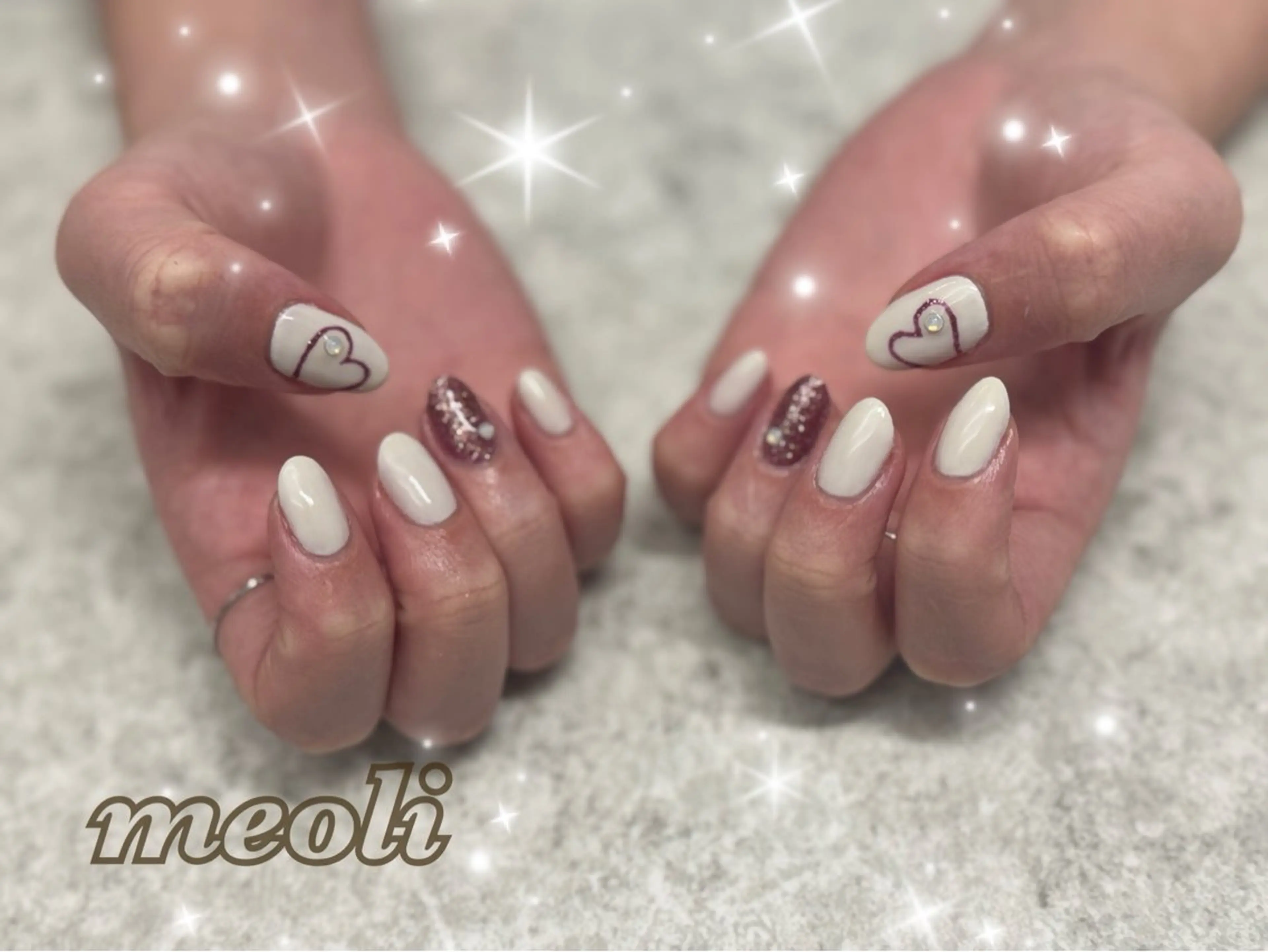 ネイル ハンドネイル nail salon meoli ヒトミのネイルデザイン