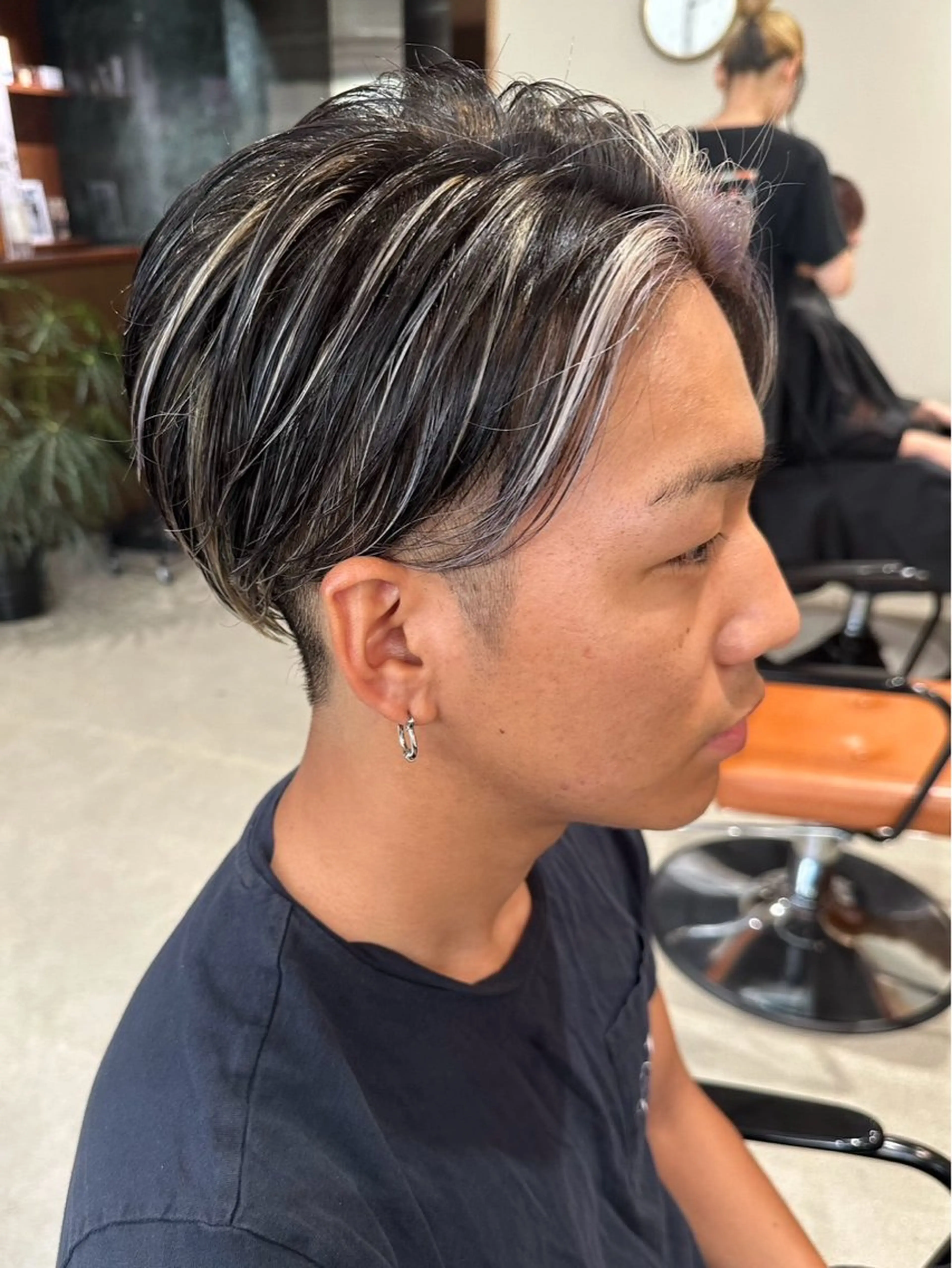 【新規限定】メンズカット（マッシュ限定）＋ハイライトカラーの写真