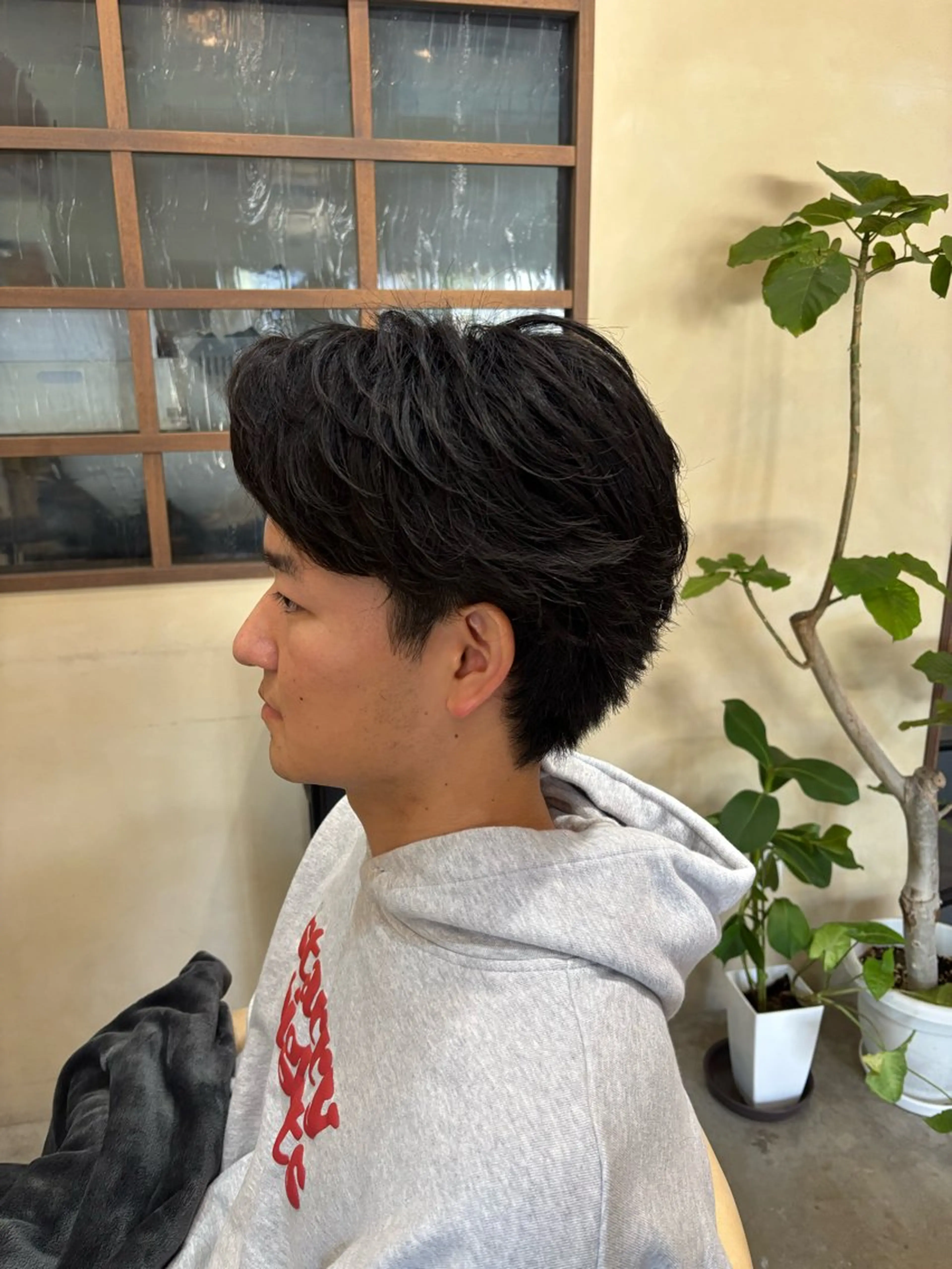 ショート メンズ カット パーマ 鹿児島 TSUBASAのヘアスタイル