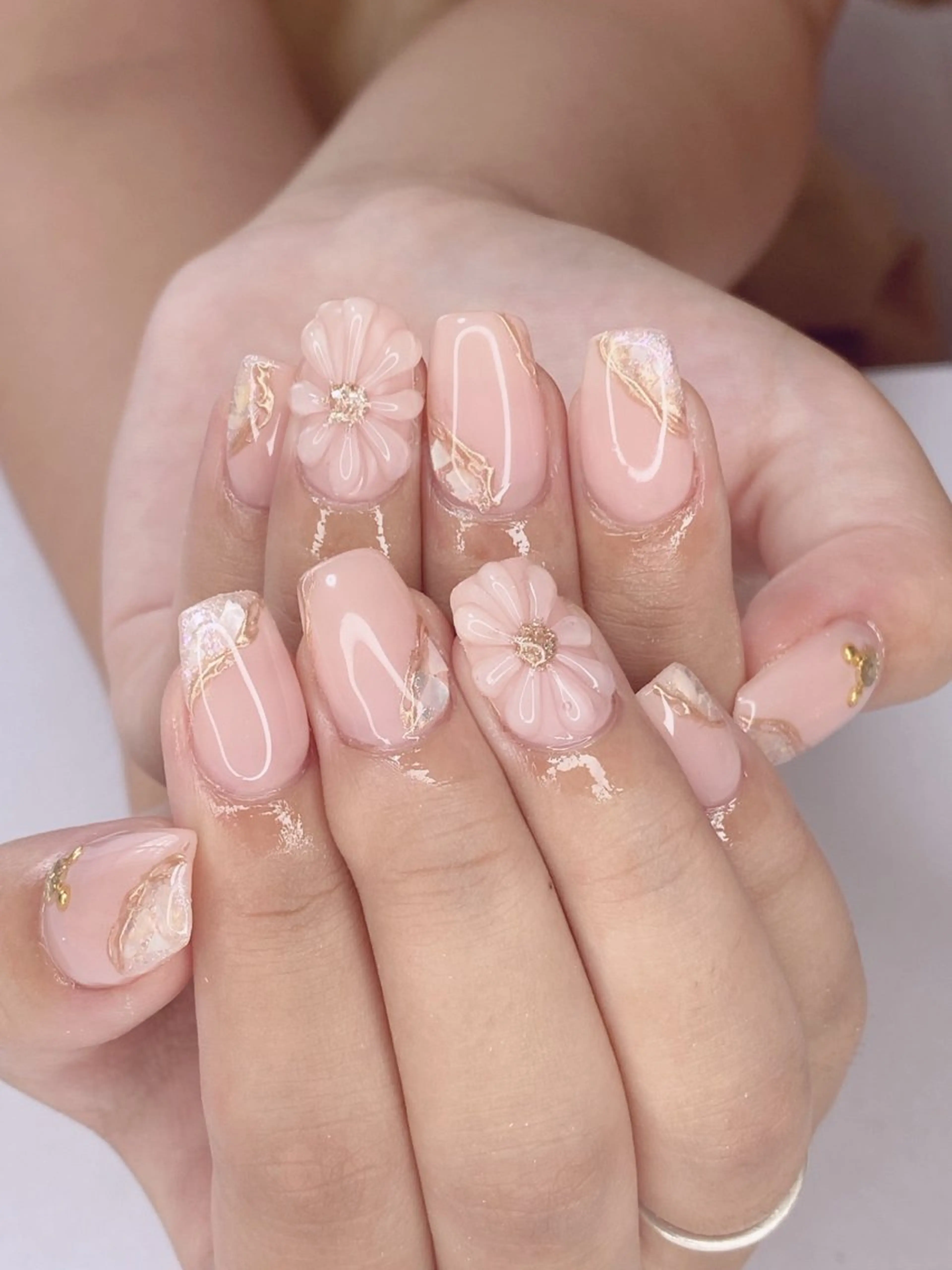 ネイル アートネイル オーロラネイル 桜ネイル クリアネイル フットネイル Nail Salon ertiのネイルデザイン