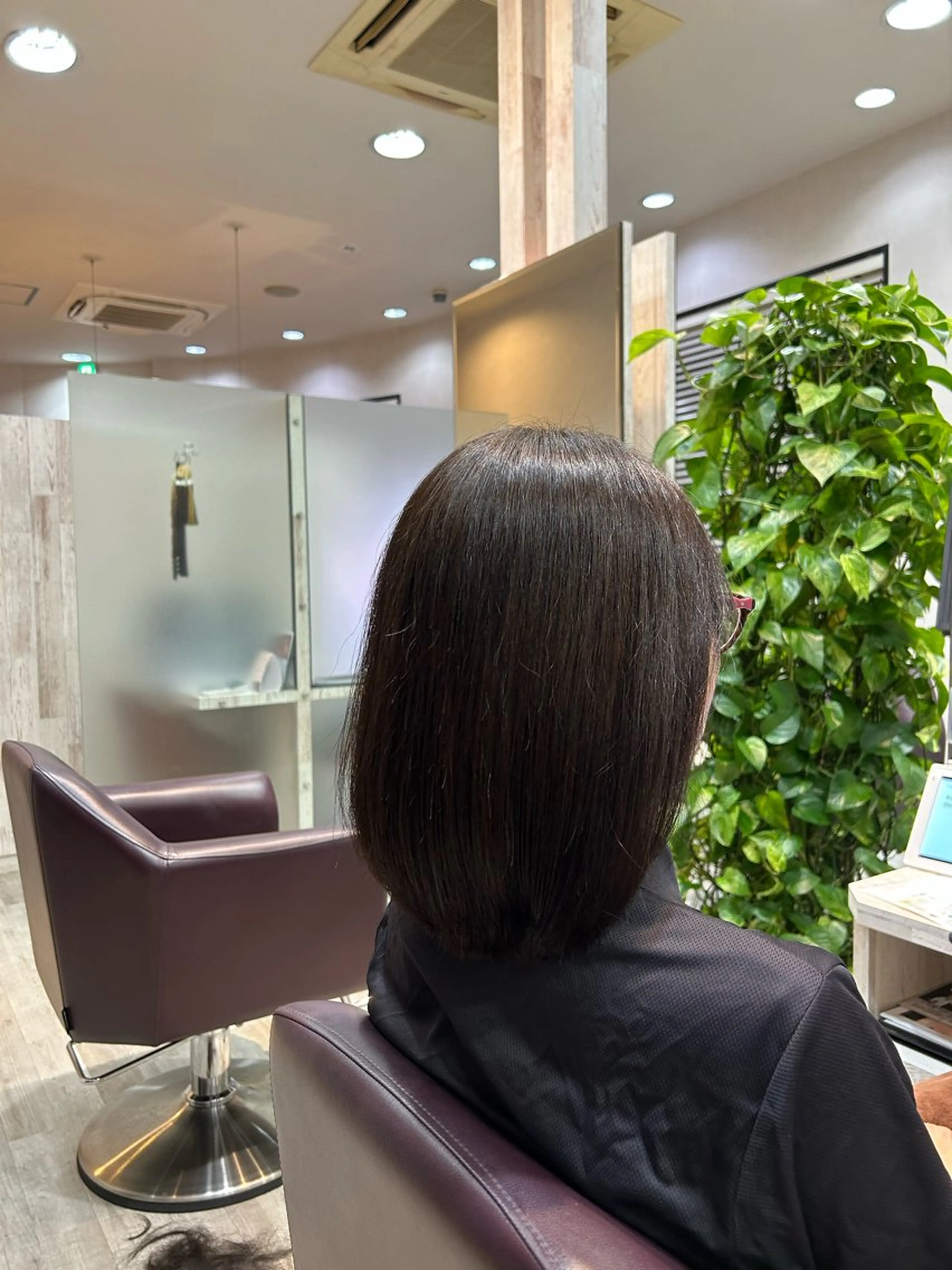 ミディアム カラー オリーブカラー カット ヘアカラー Breath by first 富谷【ブレス バイ ファースト 富谷】所属・田口 舞衣のヘアスタイル