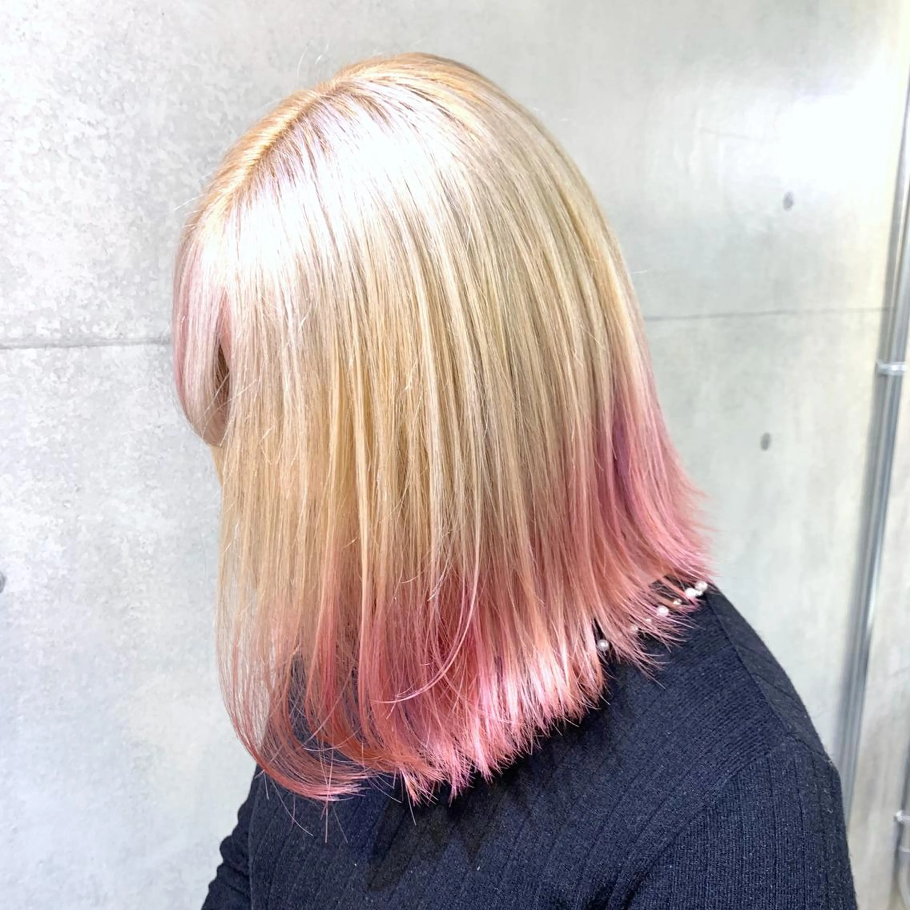 ショート カラー ヘアカラー 及川シゲル 髪質改善講師のヘアスタイル