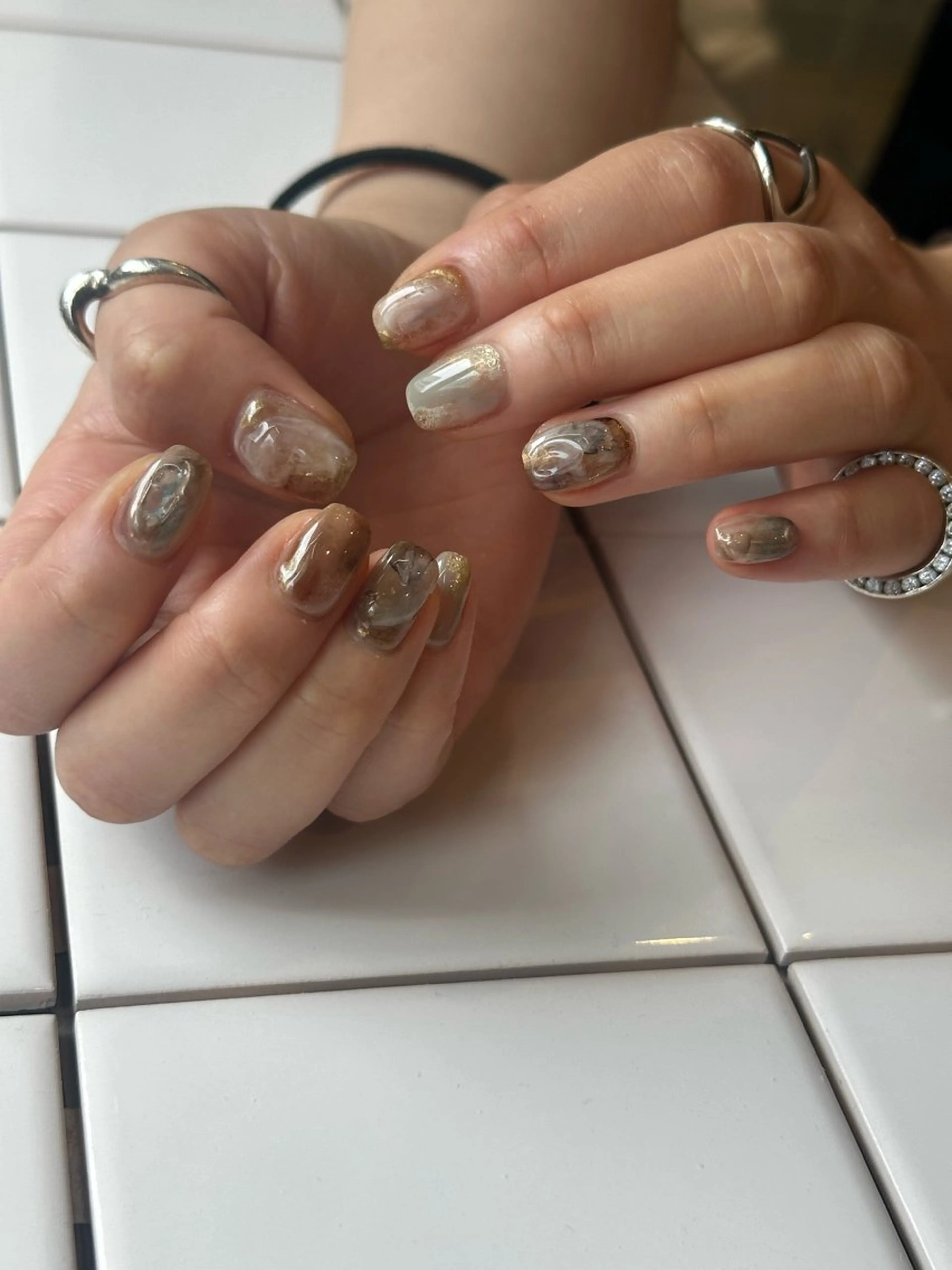 ネイル ニュアンスネイル ハンドネイル Natsuko 🐥のネイルデザイン