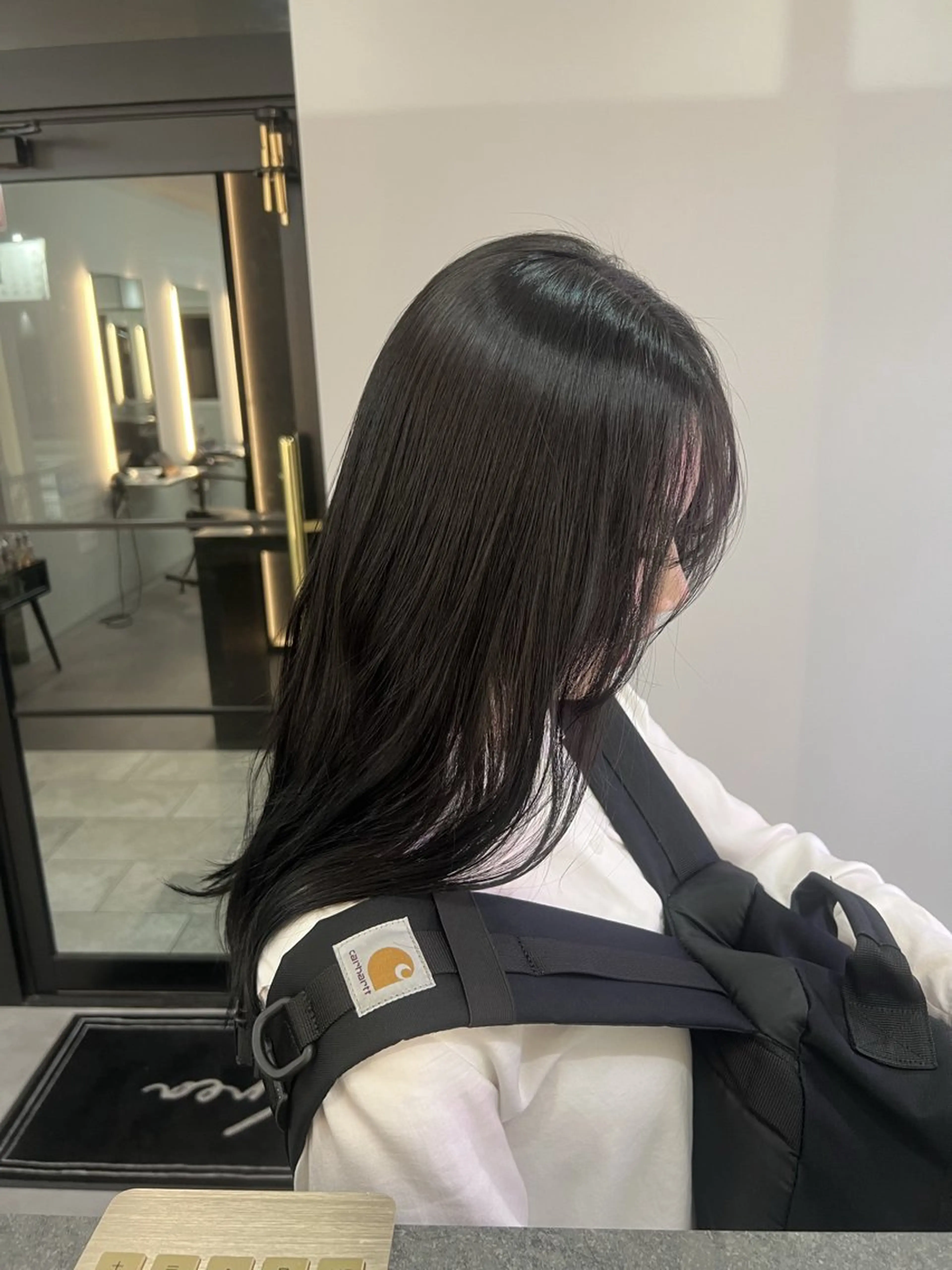 セミロング RIENS Xrea nanamiのヘアスタイル