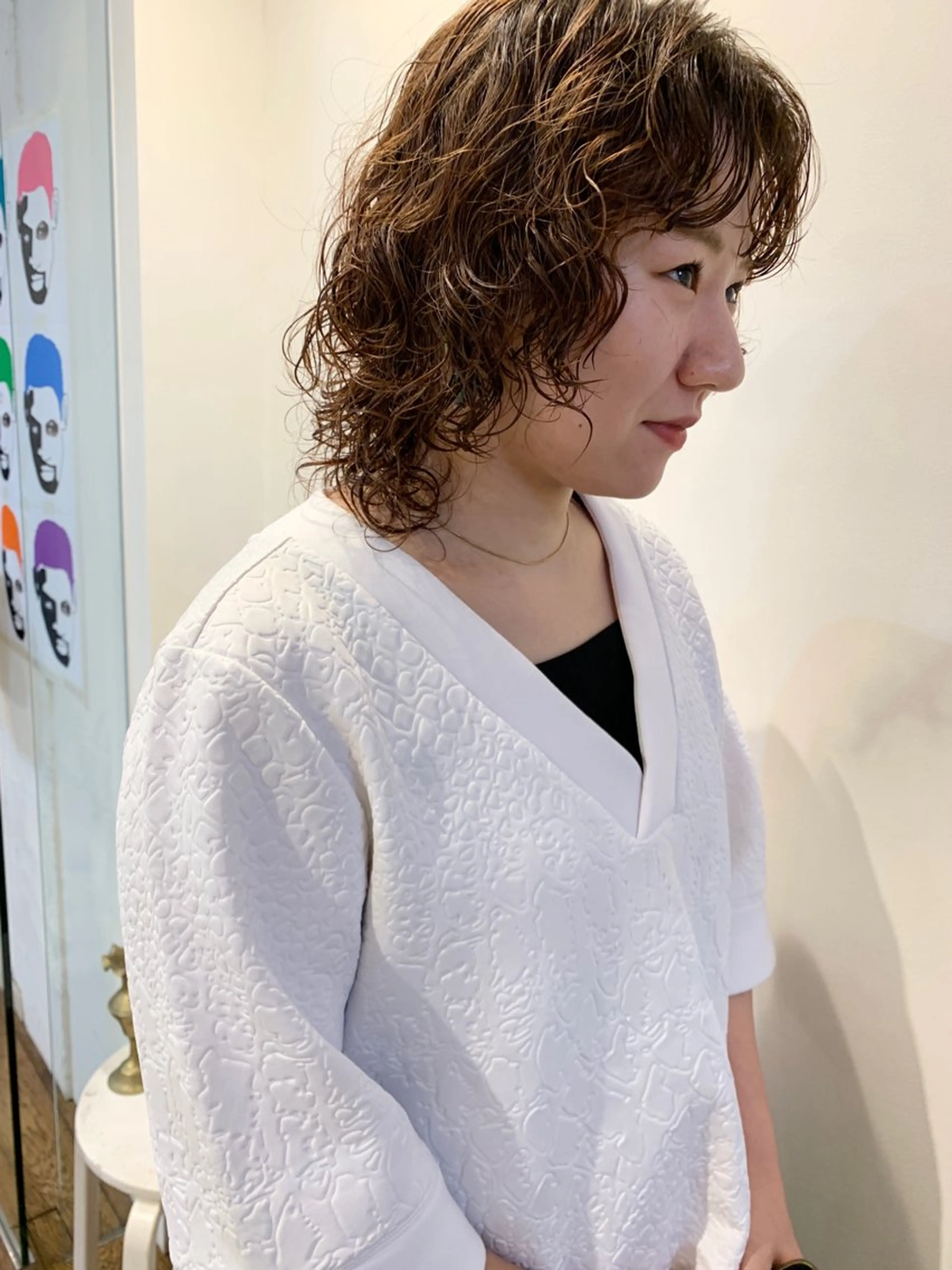 ミディアム パーマ ミディアムパーマ ウルフカット 【takk】 ナカヤママサヨシのヘアスタイル