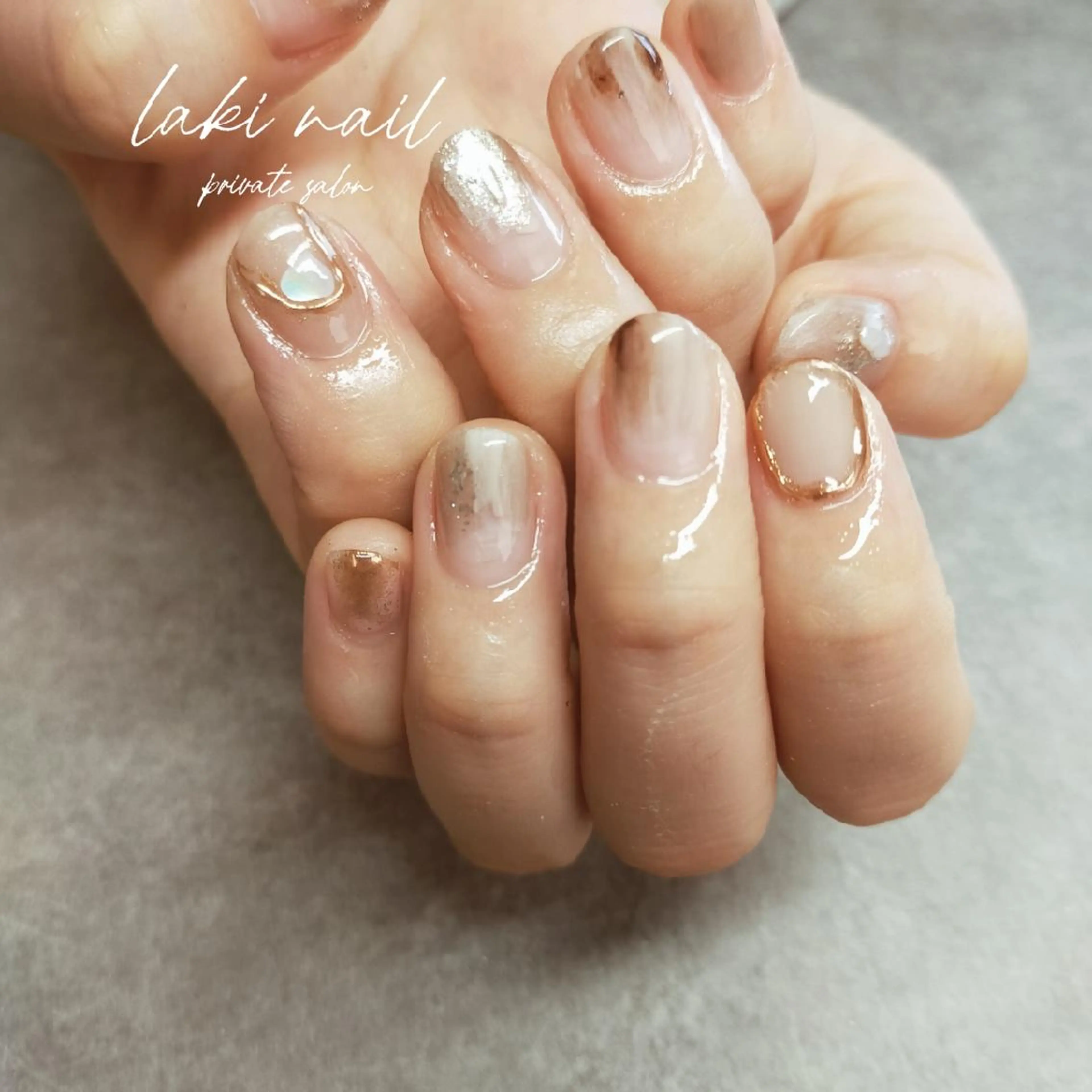 ネイル ニュアンスネイル by lakiのネイルデザイン