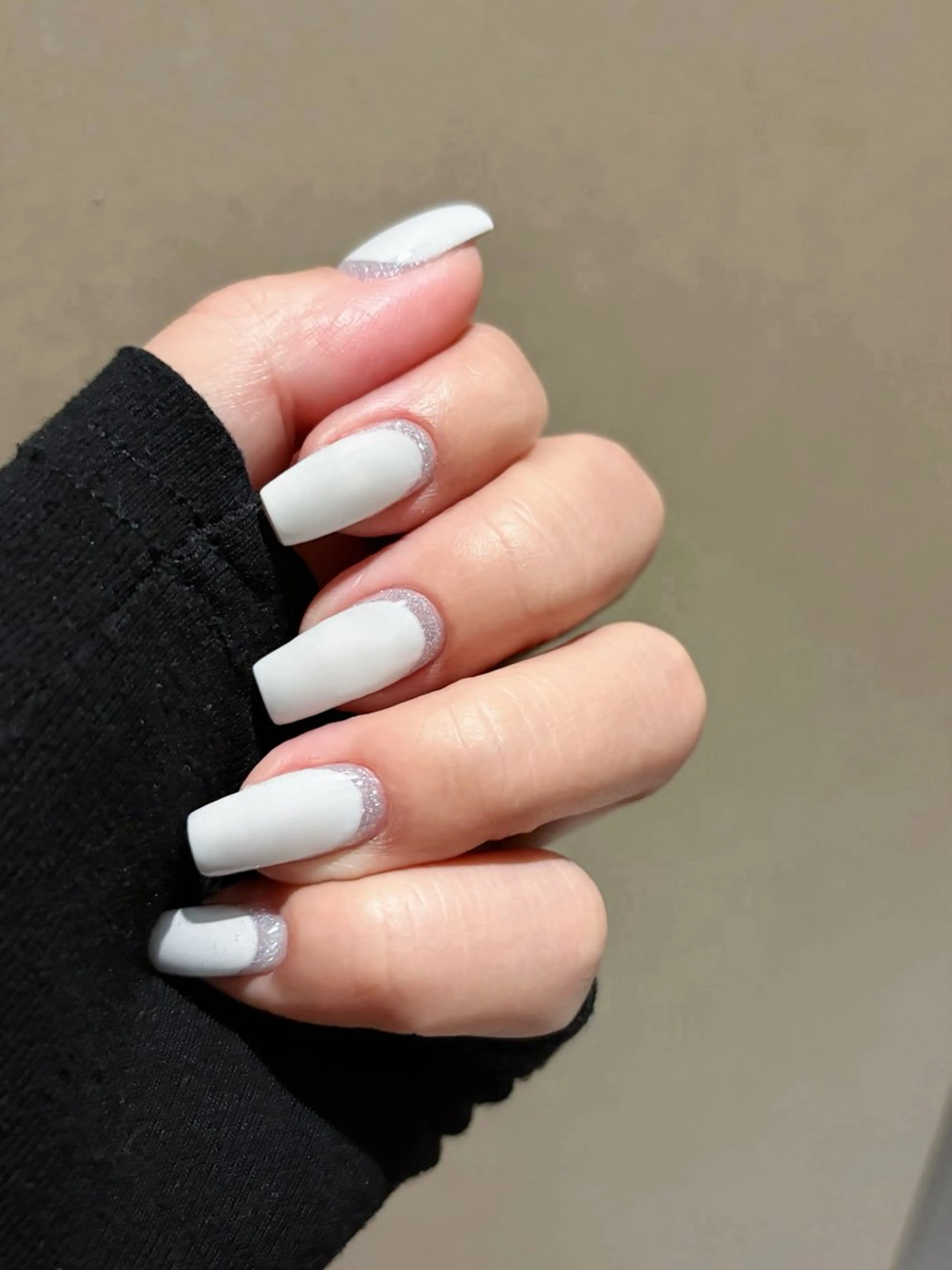ネイル スカルプネイル シンプルネイル Lunailsalon所属・Lu nailsalonのネイルデザイン
