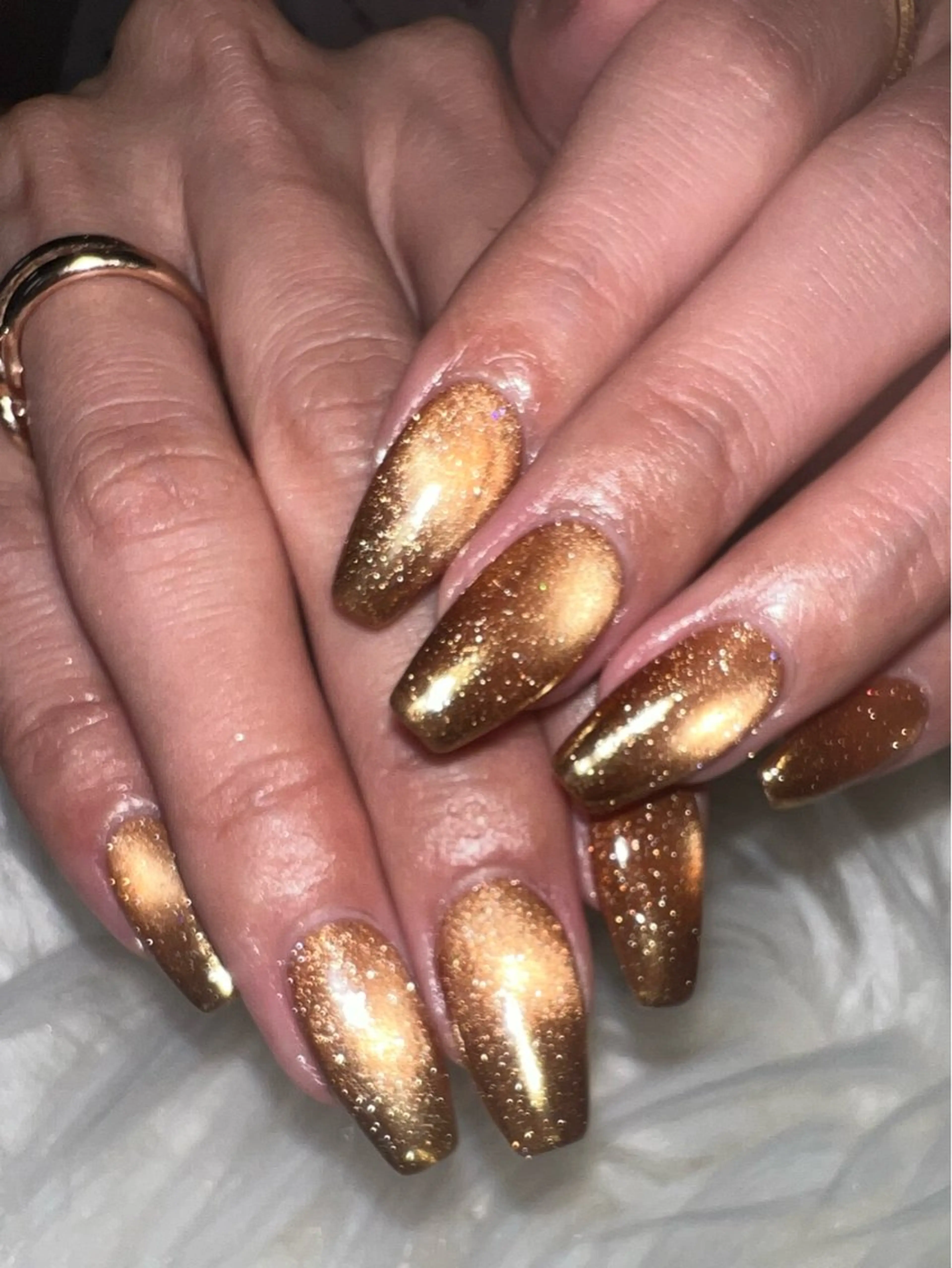 ネイル マグネットネイル ハンドネイル Bianca大名店 yonekuraのネイルデザイン