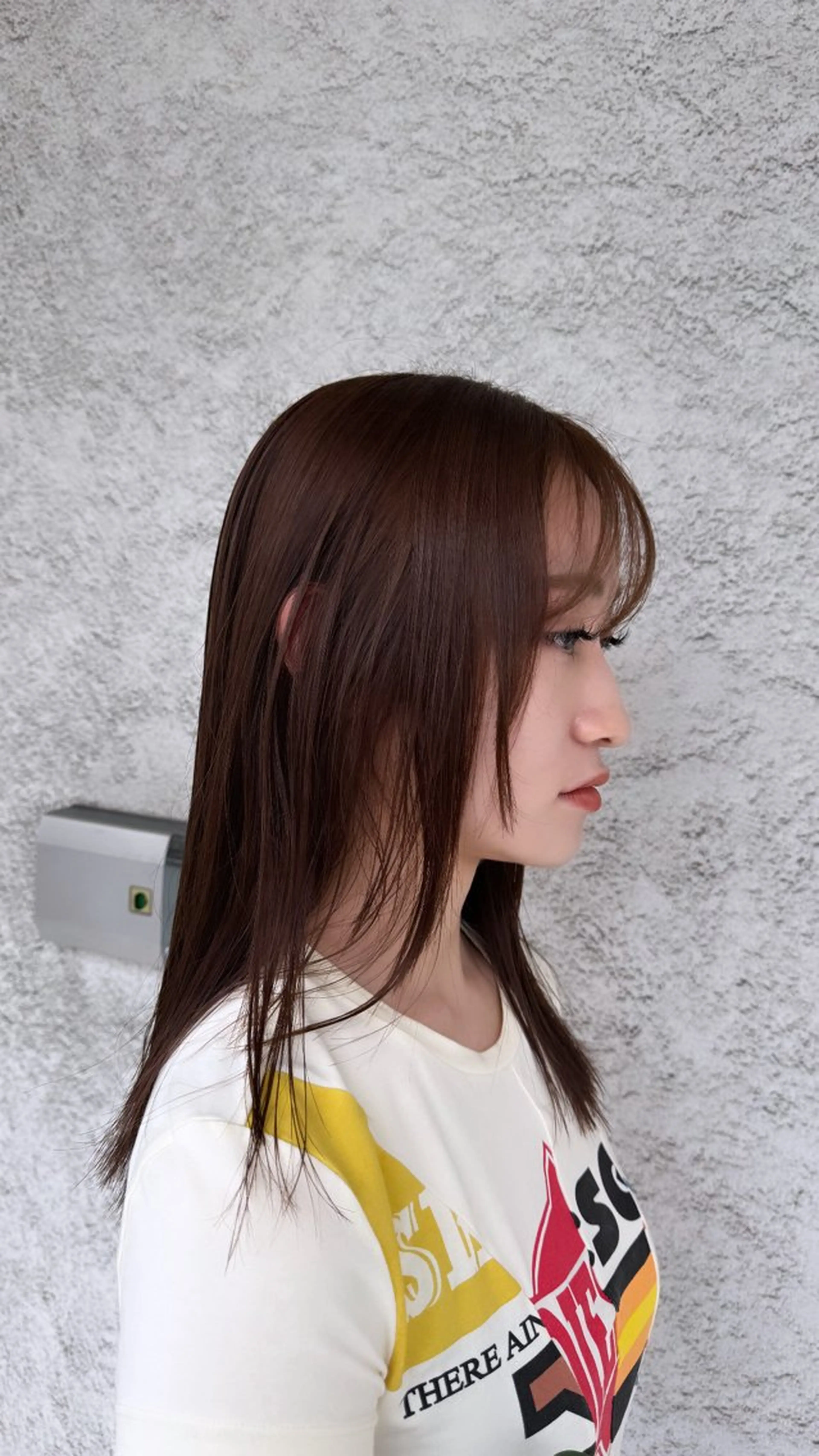 ロング カラー アッシュ 縮毛矯正 トリートメント カット ヘアカラー 縮毛矯正 トリートメント 椎葉 祐也のヘアスタイル