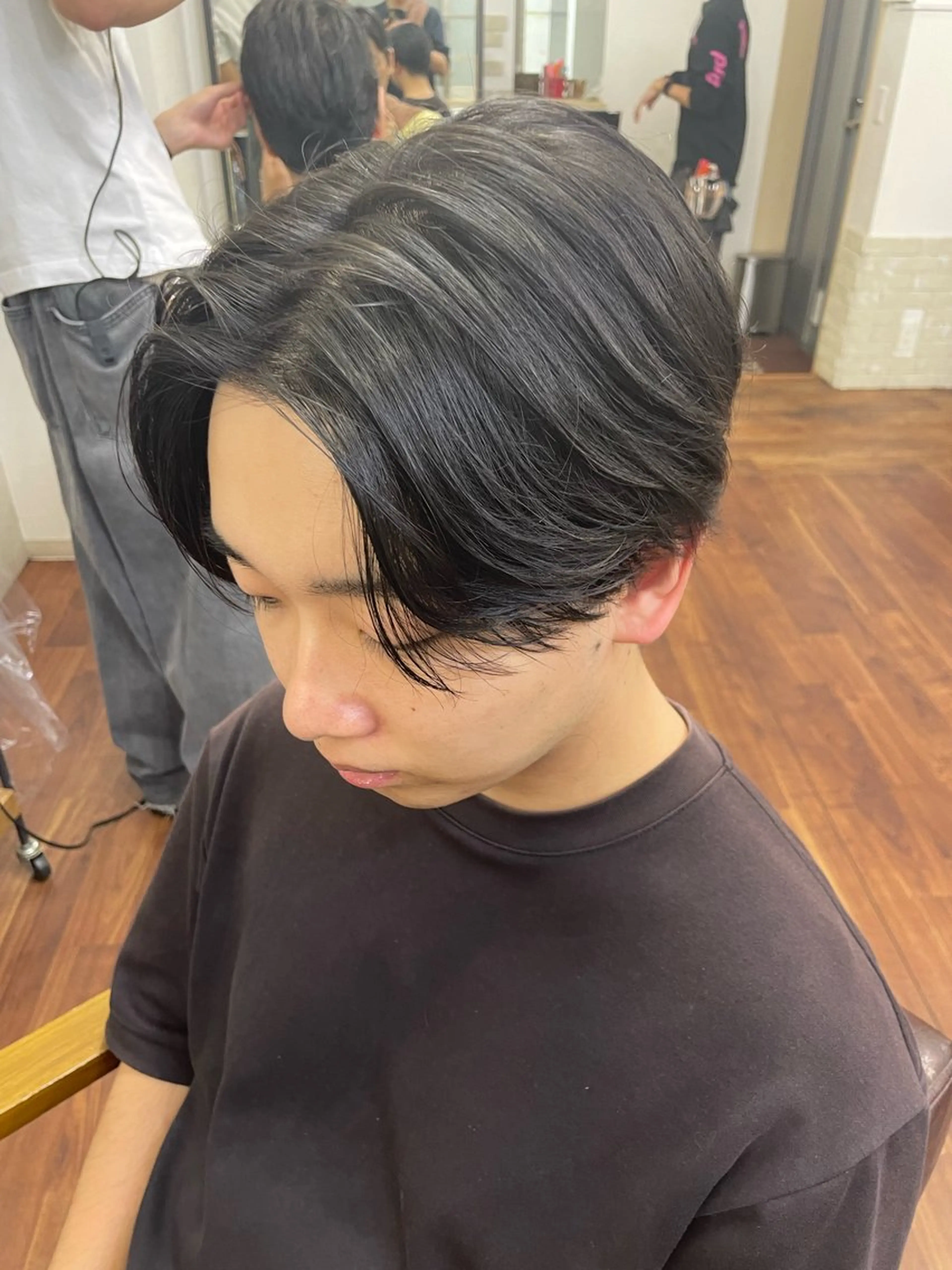 メンズ センターパート Ritsuki メンズ特化😎のヘアスタイル