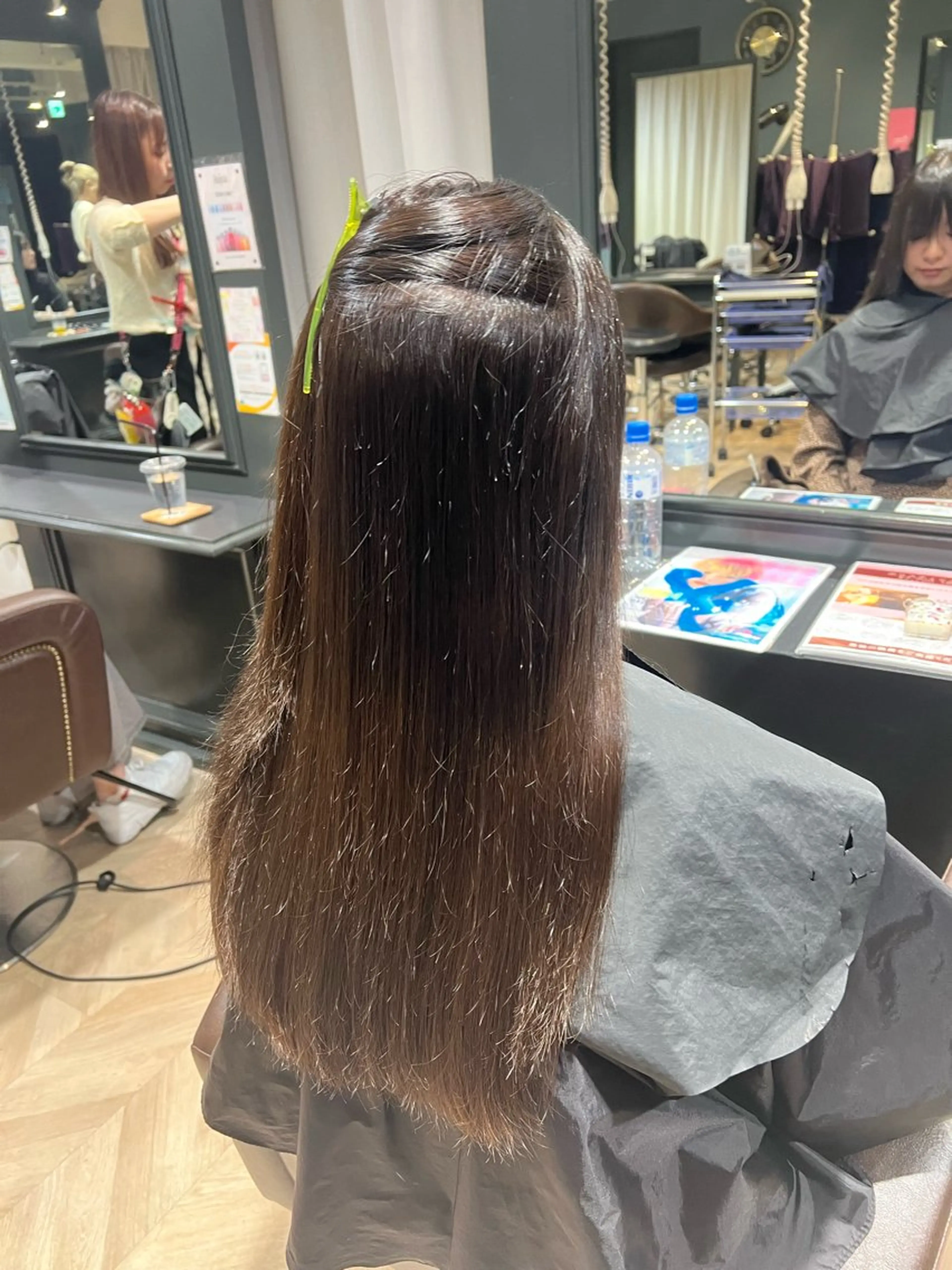 ロング 縮毛矯正 たんげ なるみ ┆Jr.スタイリストのヘアスタイル