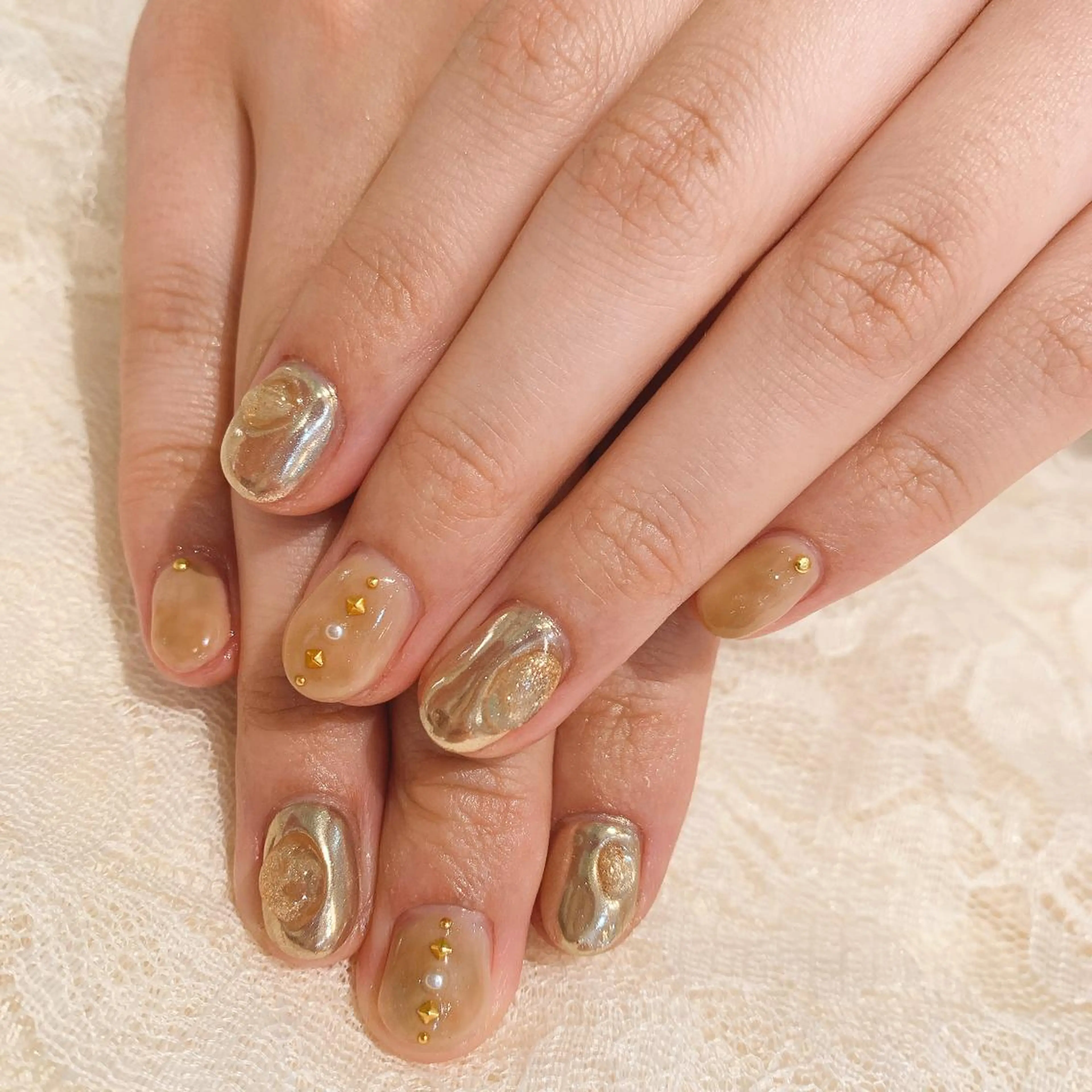 ネイル 極艶透明感カラー💖 髪質改善/出雲つぐみのヘアスタイル