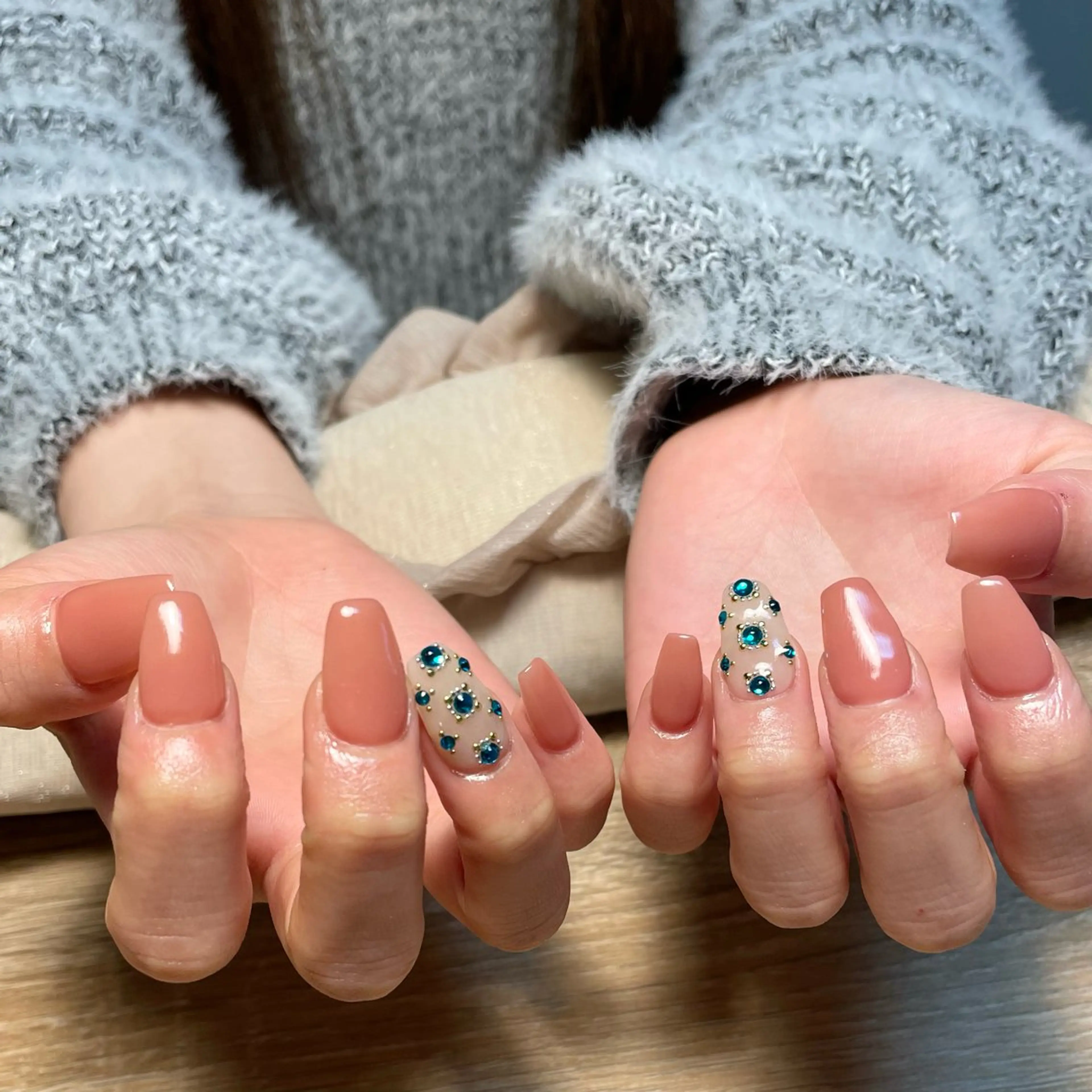 ネイル スカルプネイル ハンドネイル nail salon BOM（ポム）のネイルデザイン