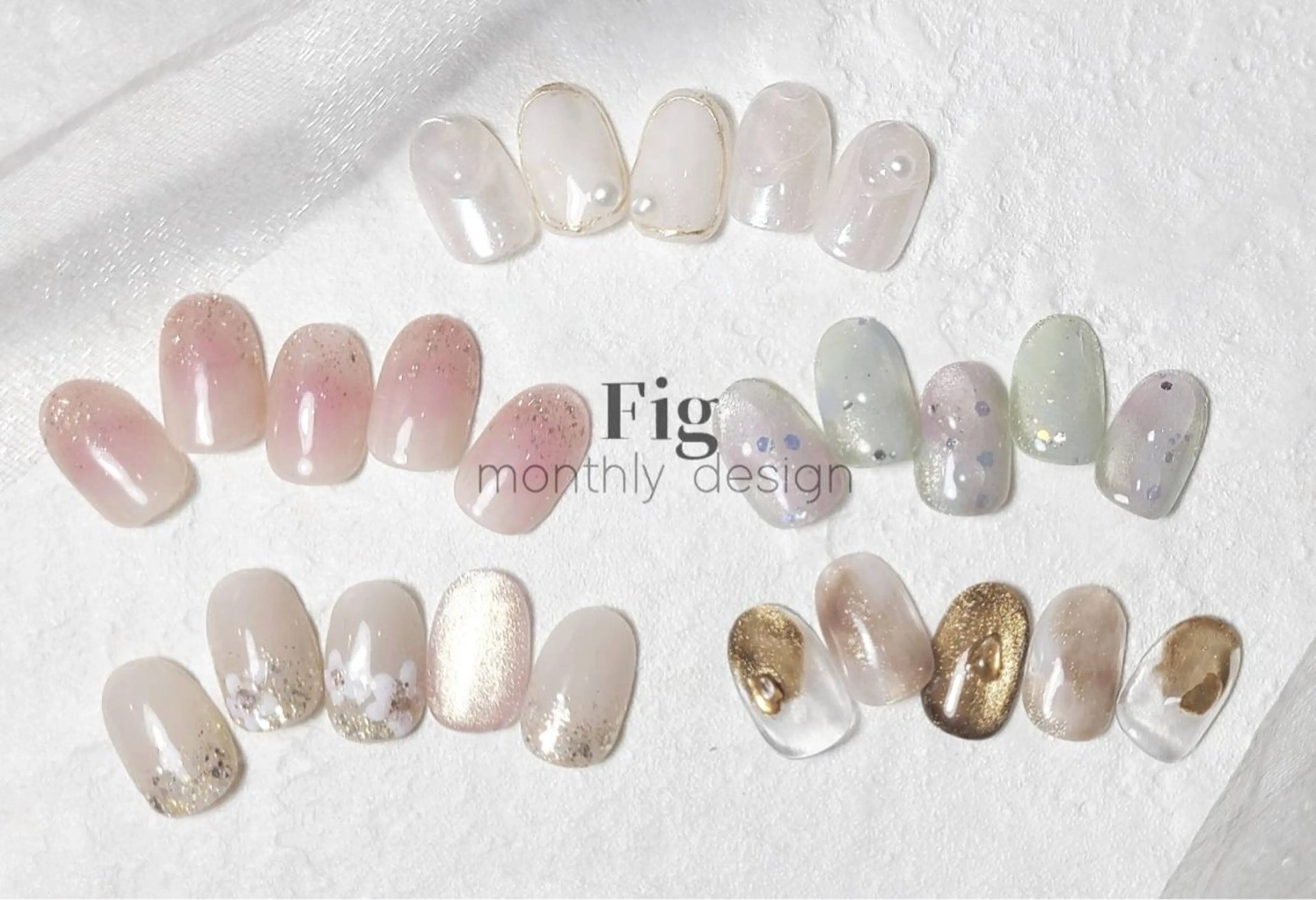 ネイル ハンドネイル Fig NHUNGのネイルデザイン