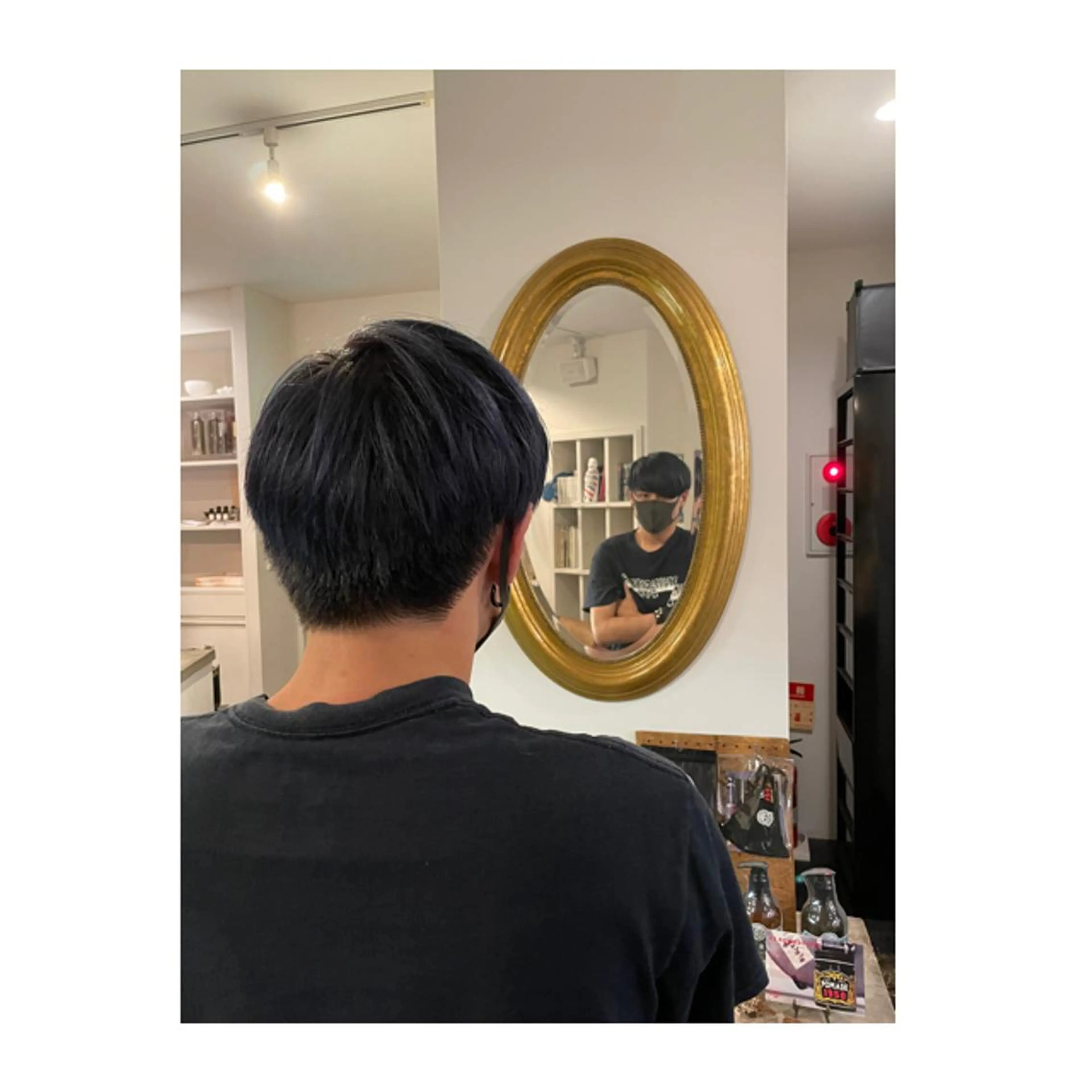 ショート カラー メンズ ブルーカラー eight所属・丸山 甲斐のヘアスタイル