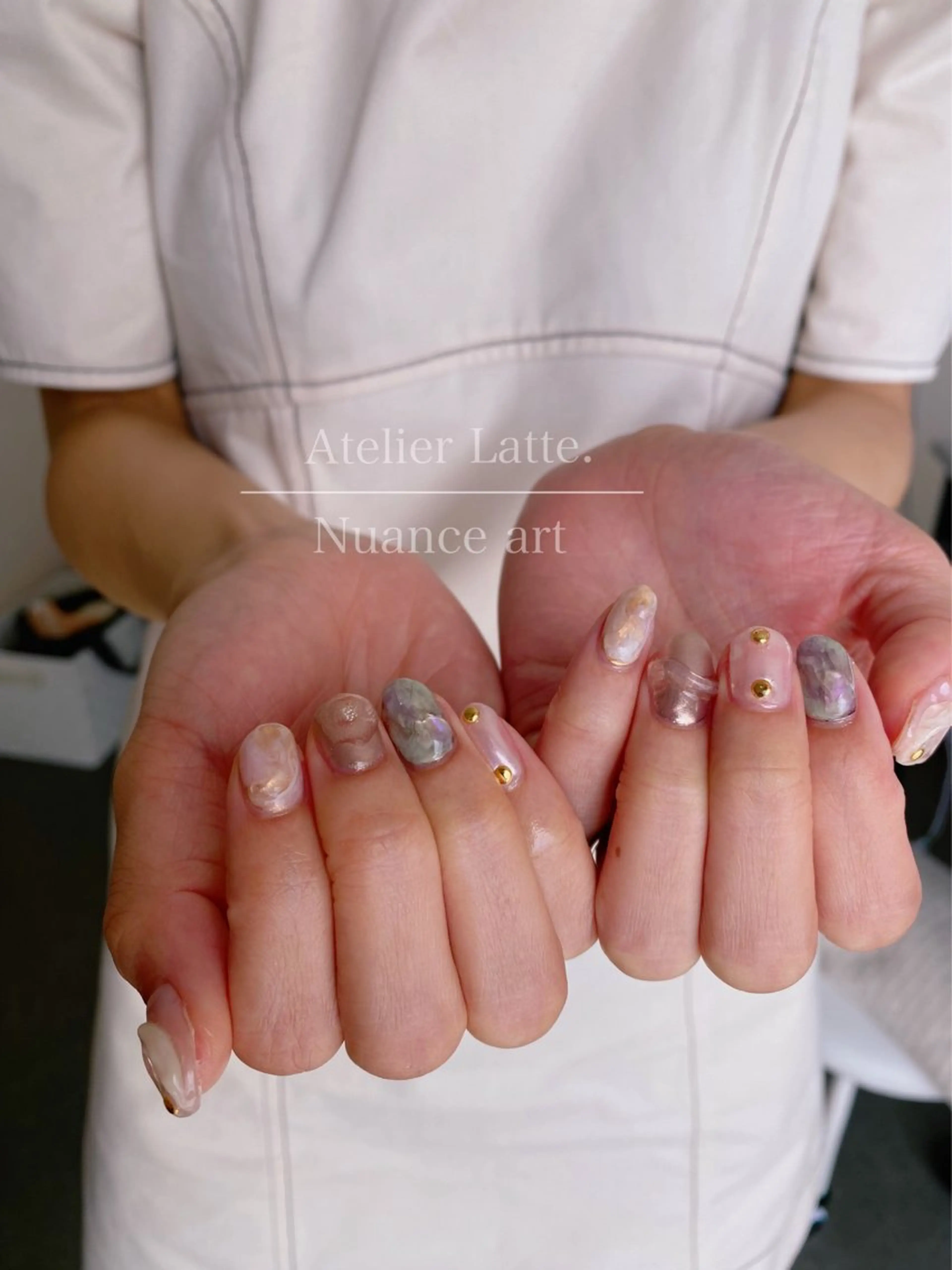 ネイル ハンドネイル フットネイル Atelier Latteのネイルデザイン