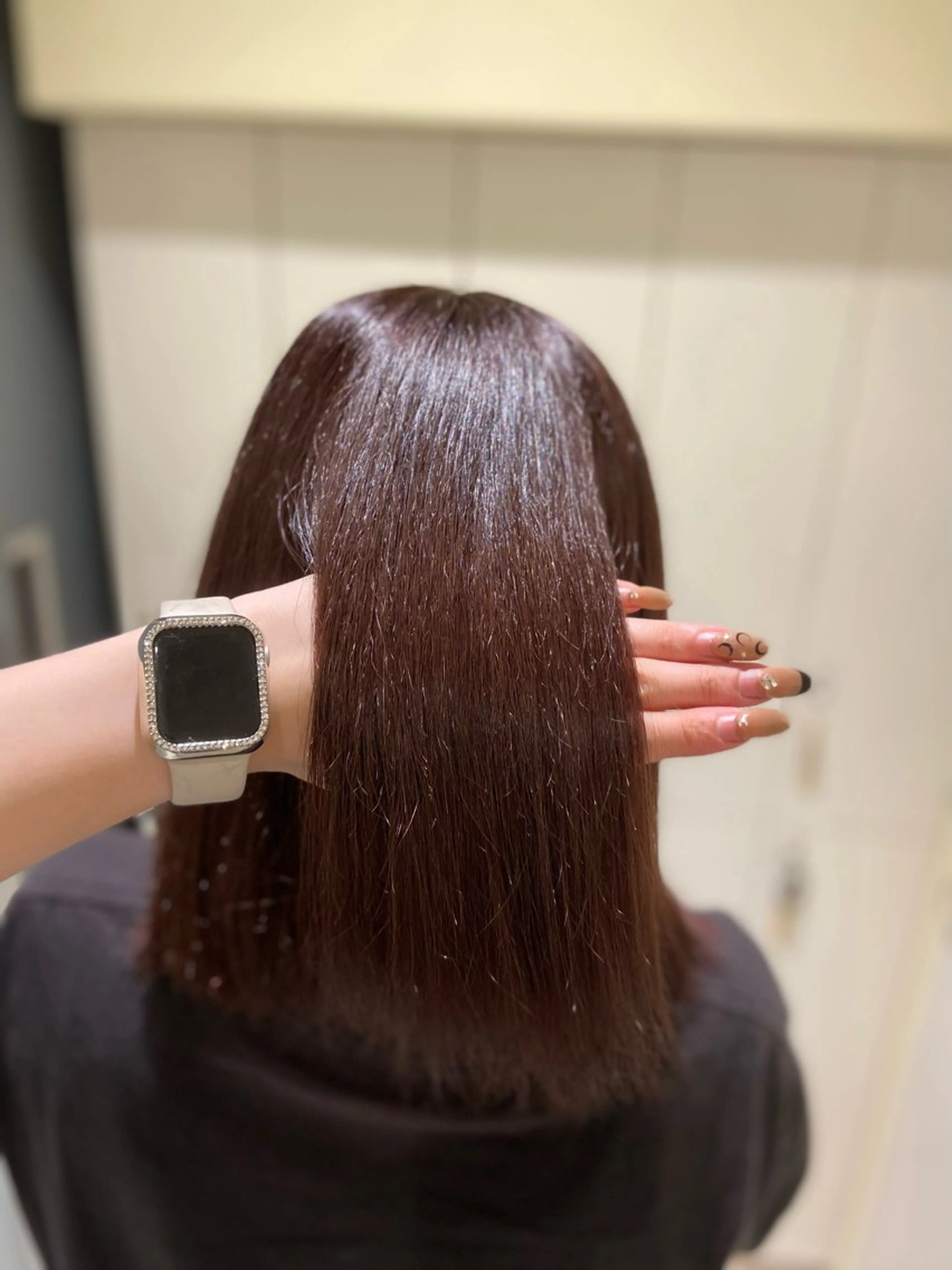 ミディアム カラー ヘアカラー トリートメント 川村 麗奈のヘアスタイル