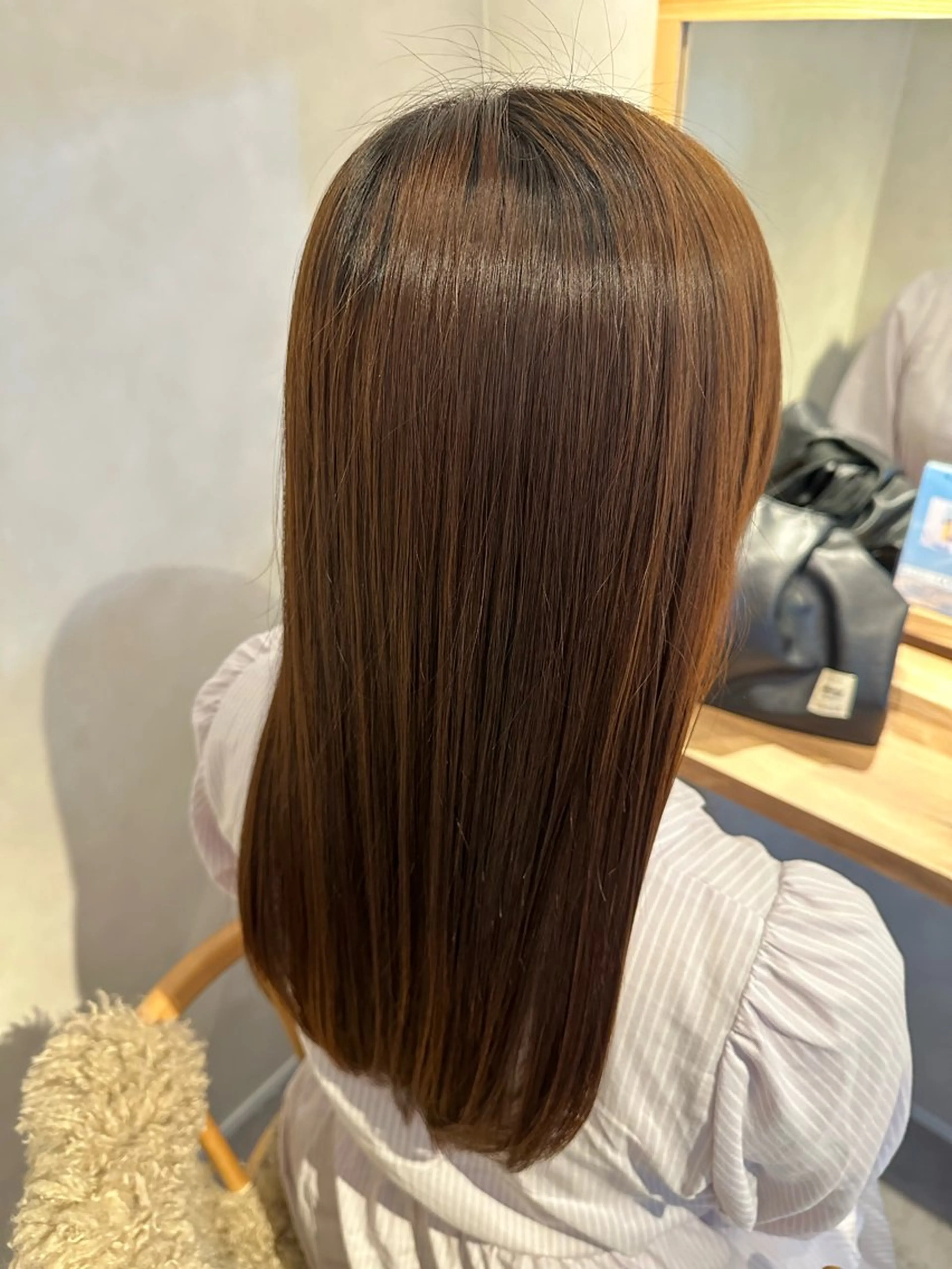 【🍀ミニモ限定クーポン🍀】カット＋髪質改善美髪ストレートの写真