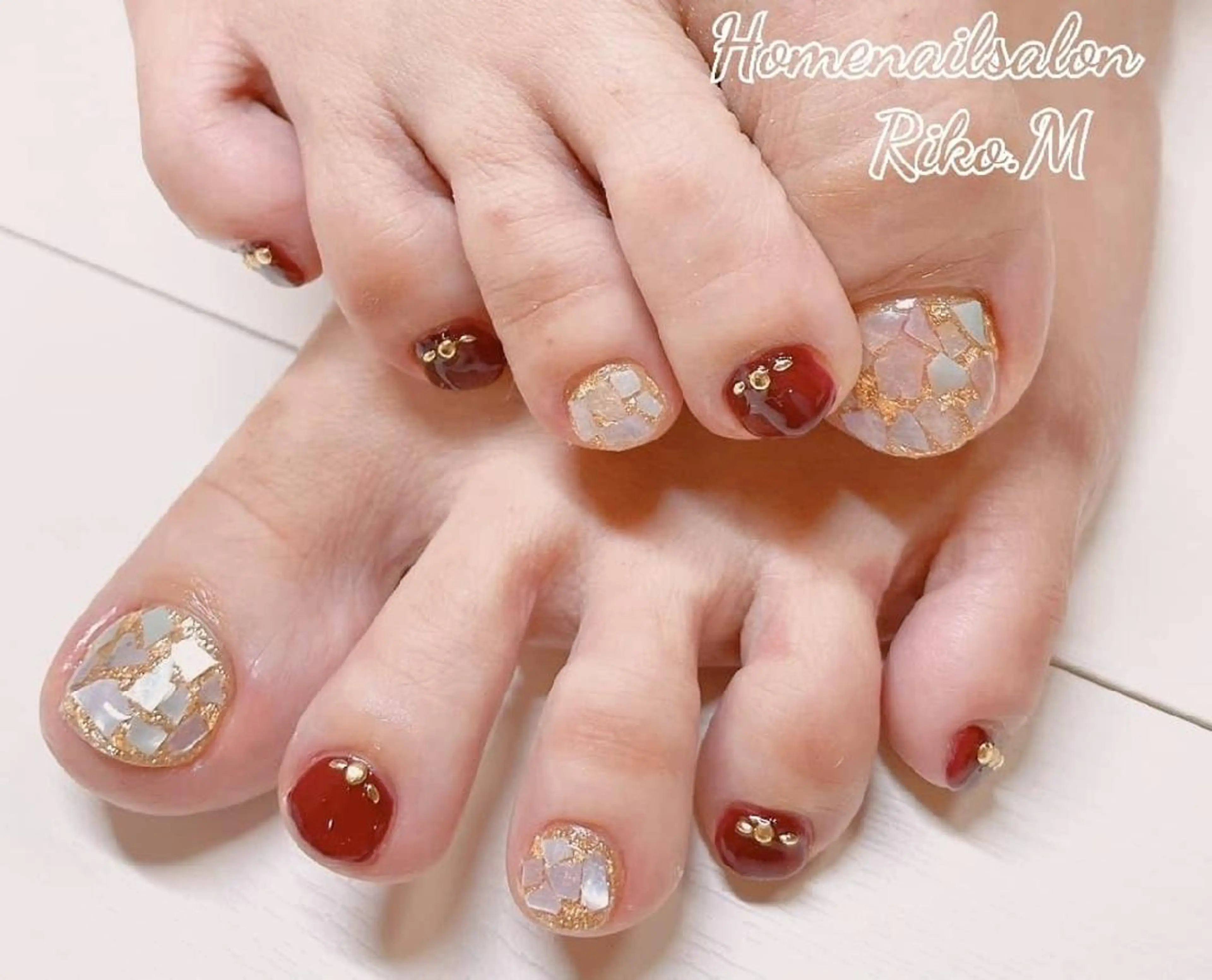 ネイル フットネイル nailsalon Riko.Mのネイルデザイン