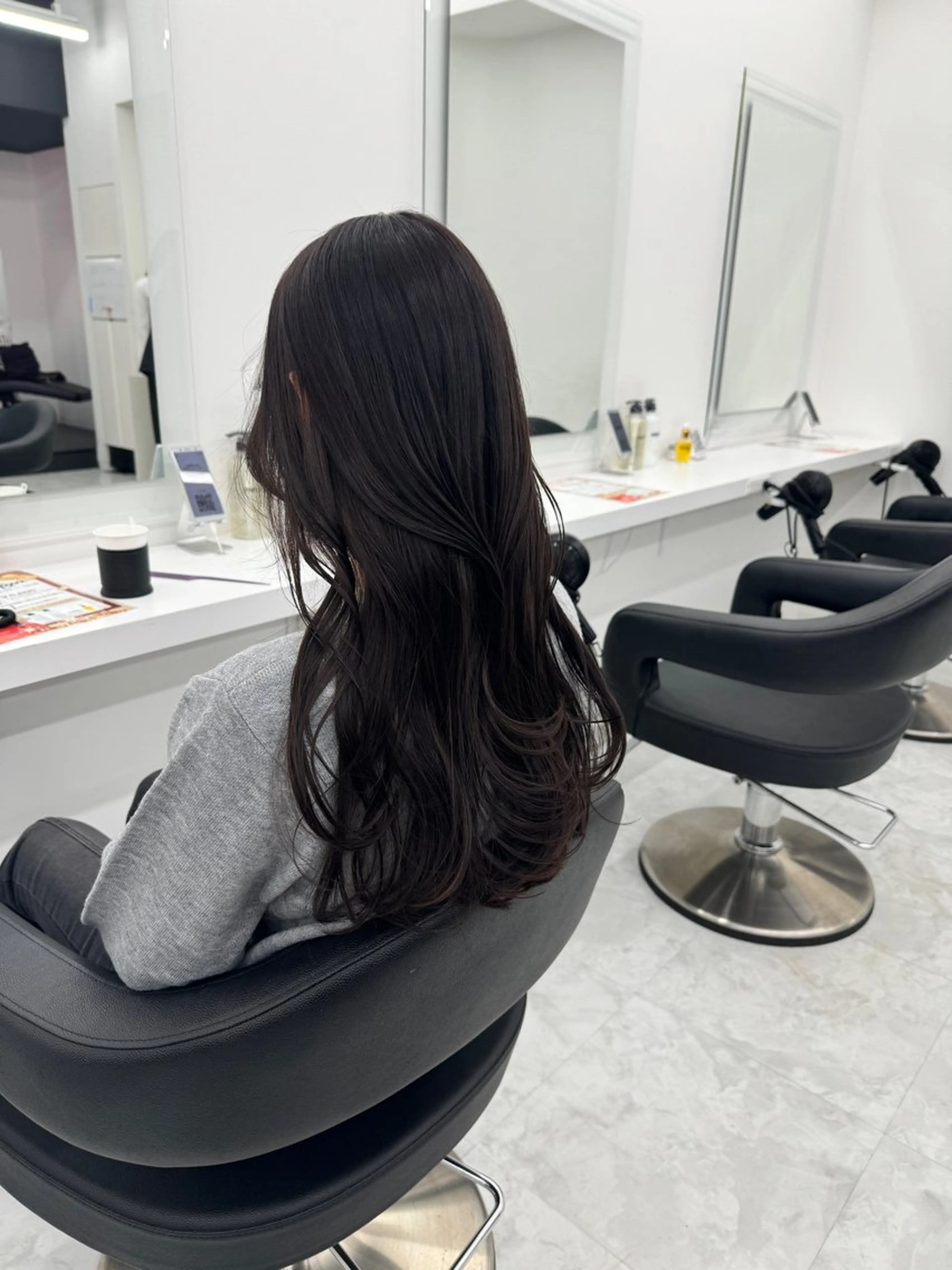 ロング カラー カット ヘアカラー ヘッドスパ ヘアセット 💖透明感カラー＆暗 髪専門💖Akariのヘアスタイル