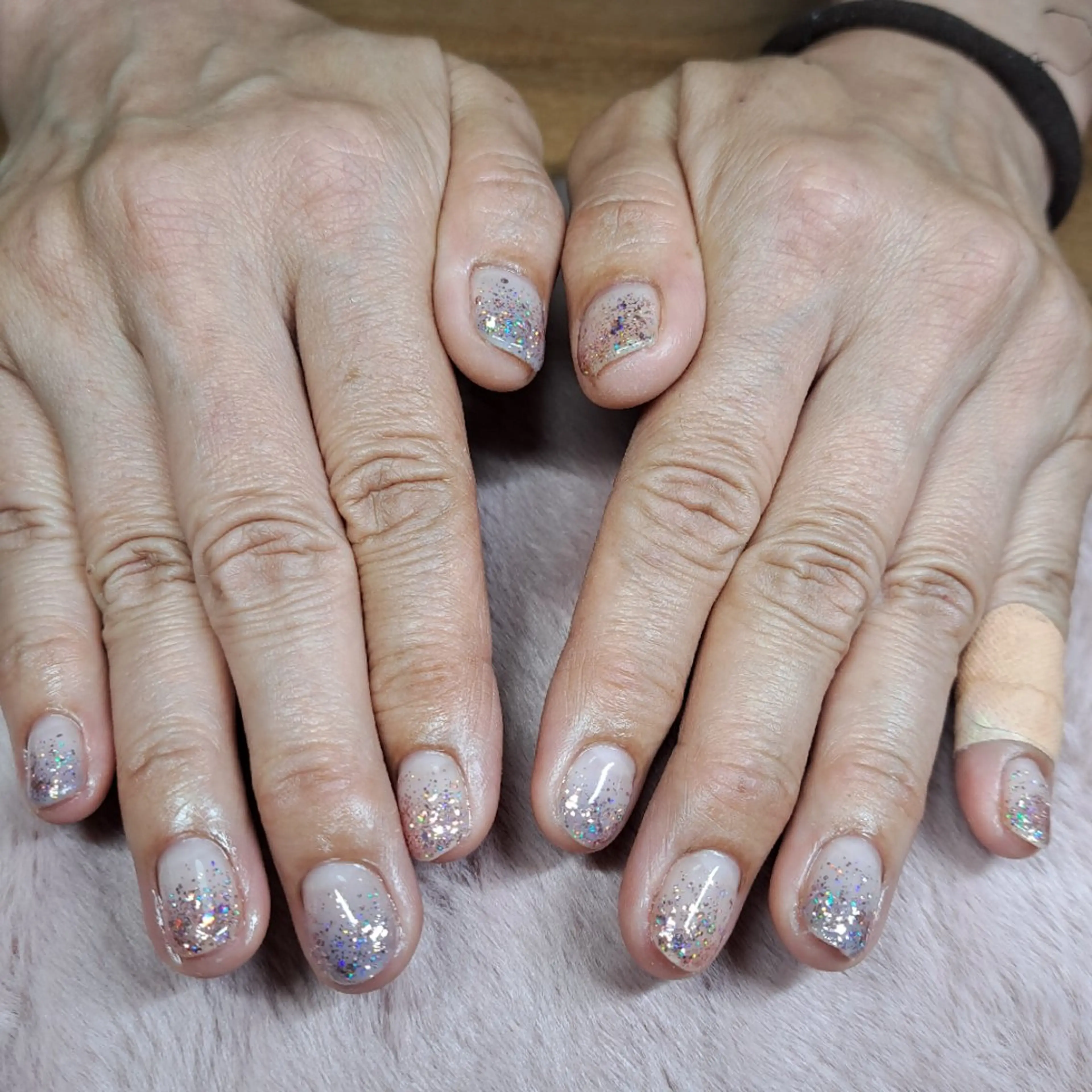 ネイル ラメ(グリッター) HAYASHI  Nのネイルデザイン