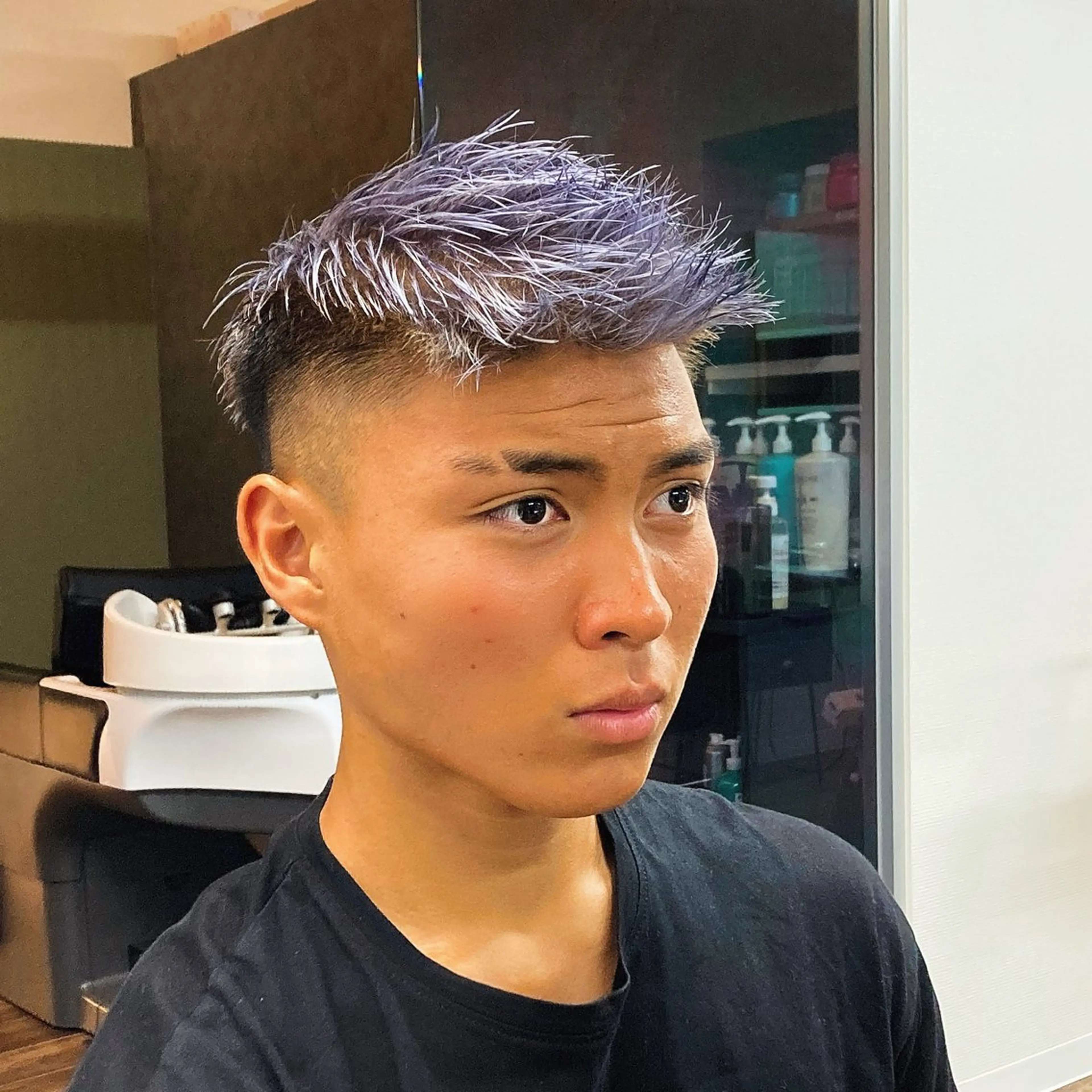 ショート カラー メンズ カット ヘアカラー kaming所属・長谷川 翼のヘアスタイル