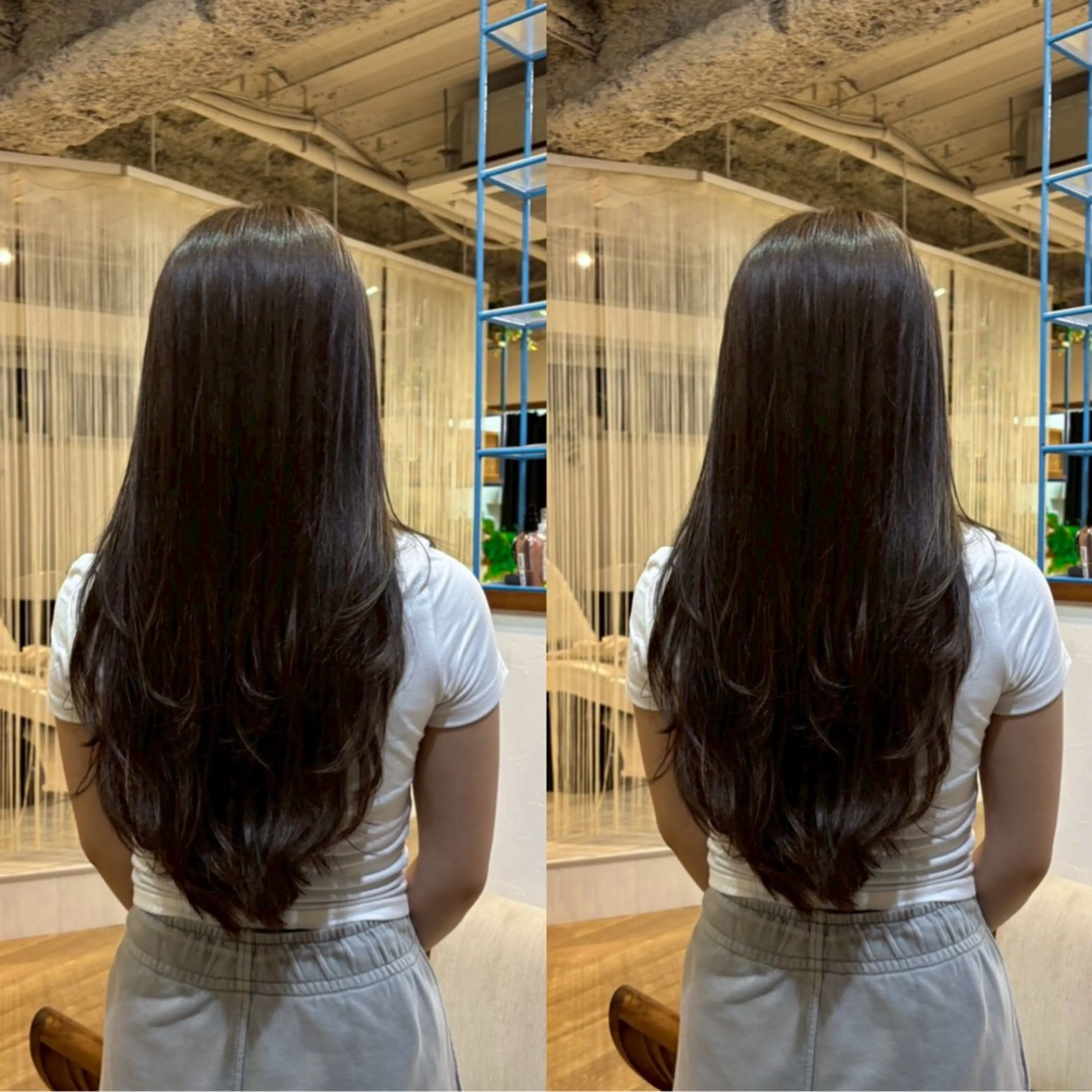 ロング カラー ヘアカラー トリートメント RINNO🌷艶髪/ 艶カラーのヘアスタイル