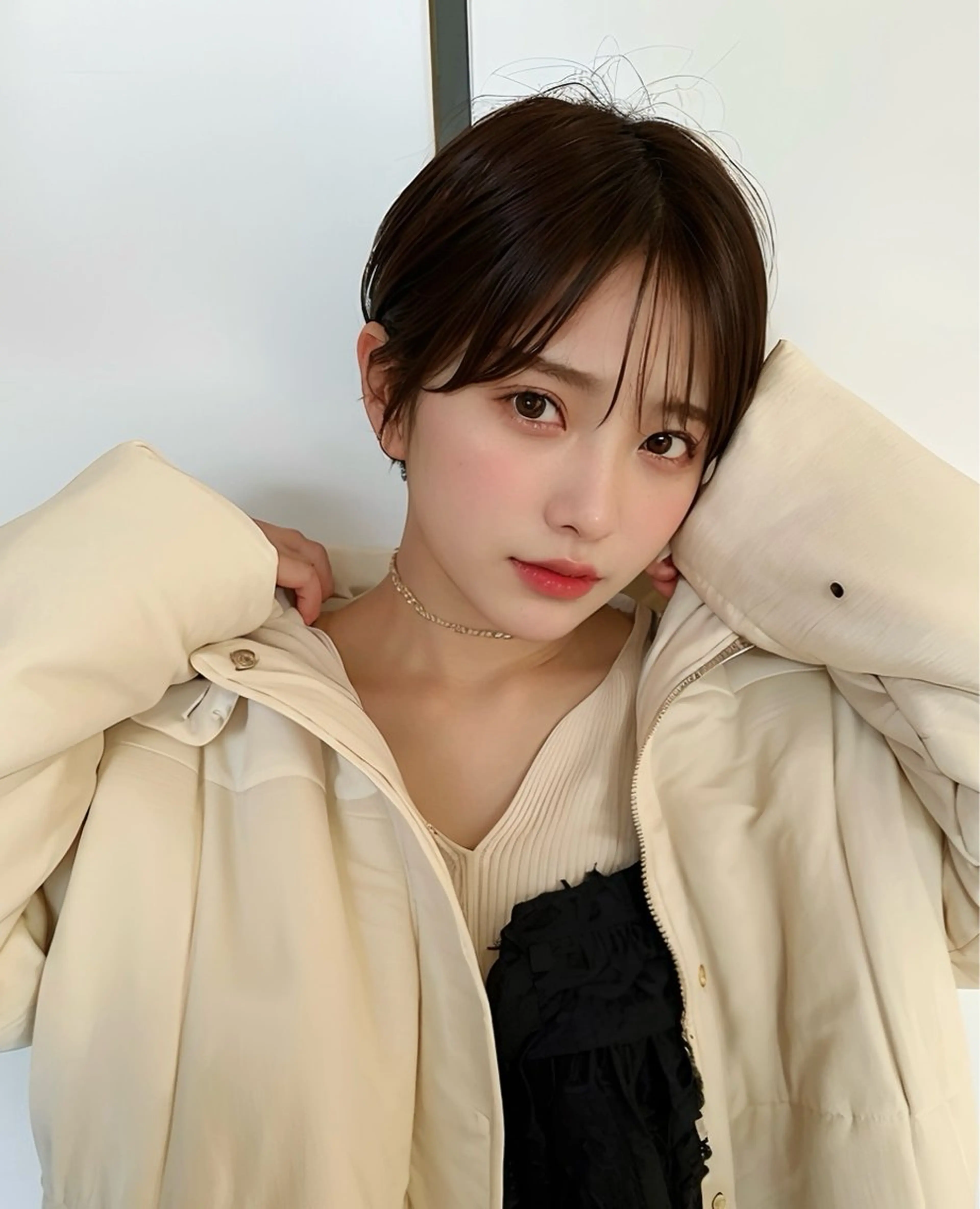 ショート カラー カット ヘアカラー トリートメント 女性が憧れる ショート/角田愛和のヘアスタイル