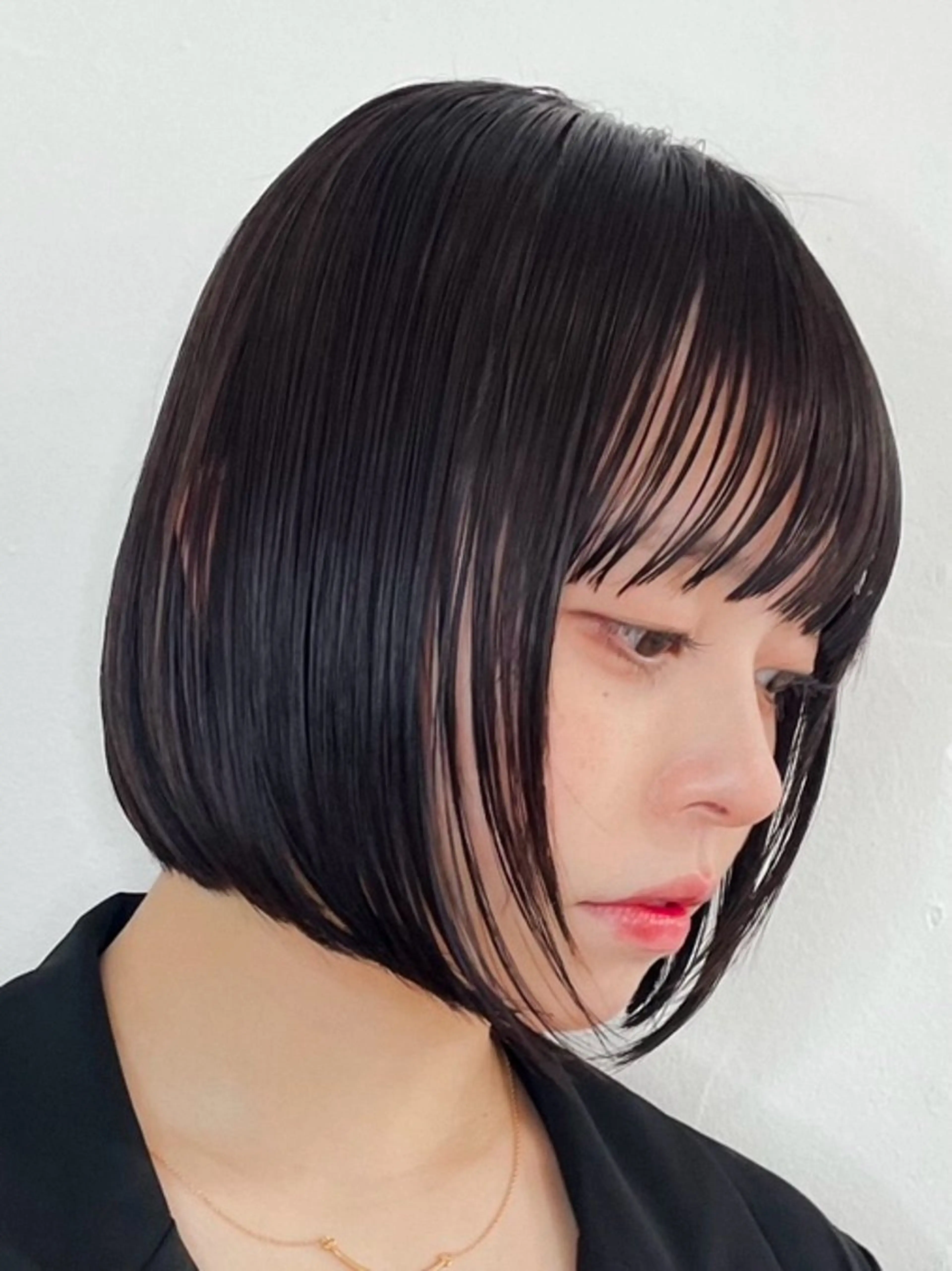 ミディアム カラー ヘアアレンジ カット トリートメント HAIR SALON fuugaせんげん台店所属・ハイトーン/デザイン カラー/あおいのヘアスタイル