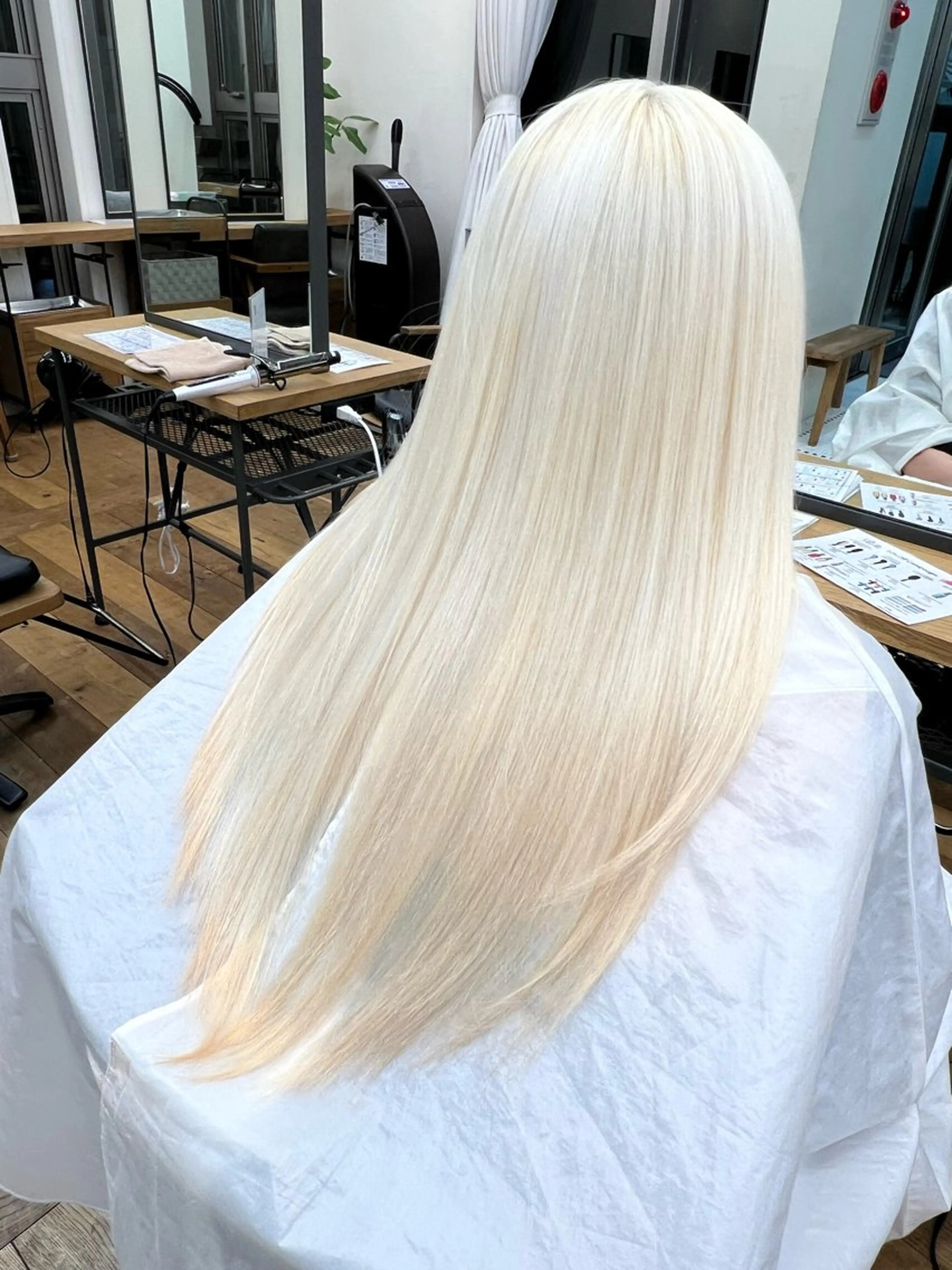 ロング カラー カット ヘアカラー トリートメント belle 表参道 terrace所属・抜きっぱなしブロンド /ハイトーン/カナタのヘアスタイル