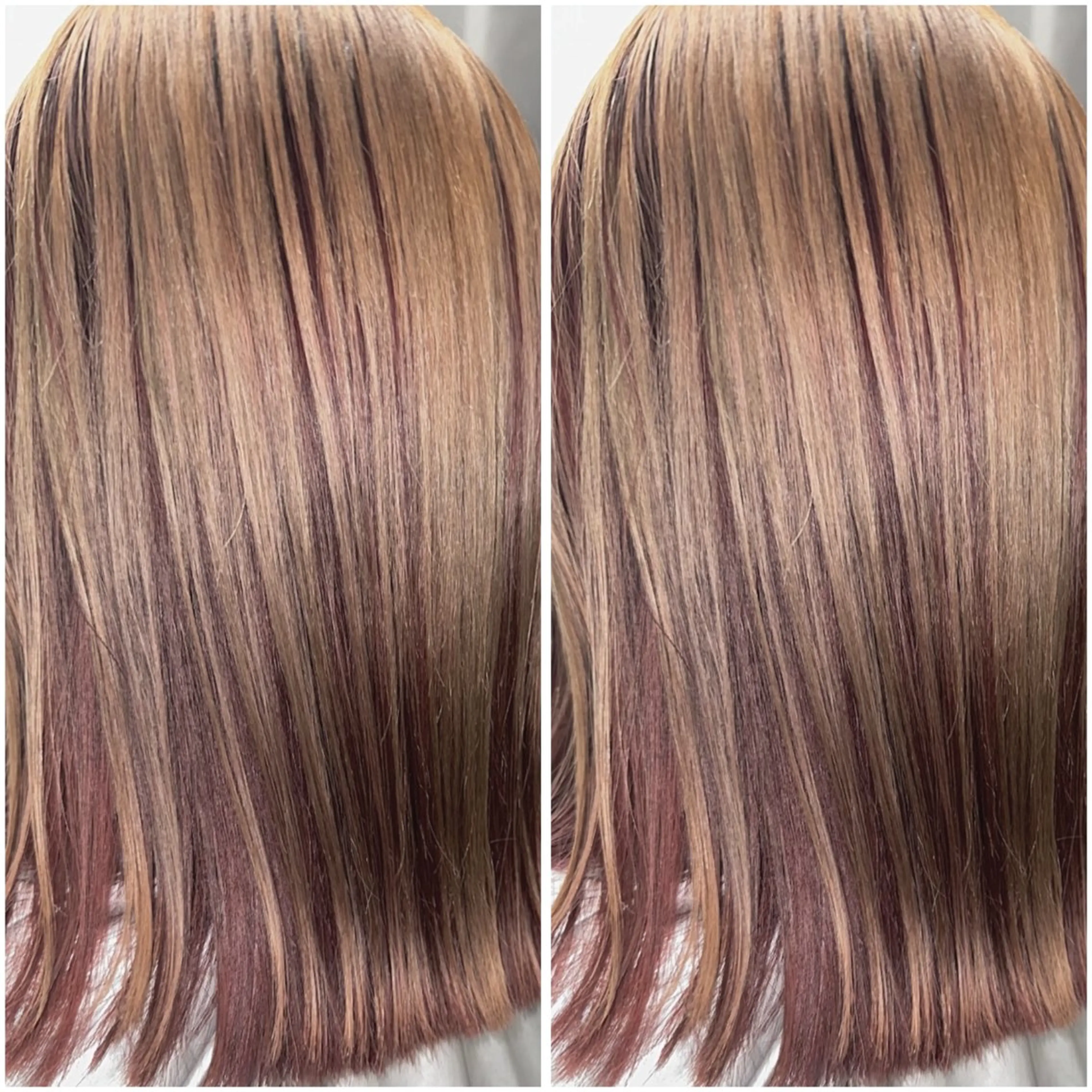 ミディアム カット ヘアカラー トリートメント 森島 愛梨のヘアスタイル