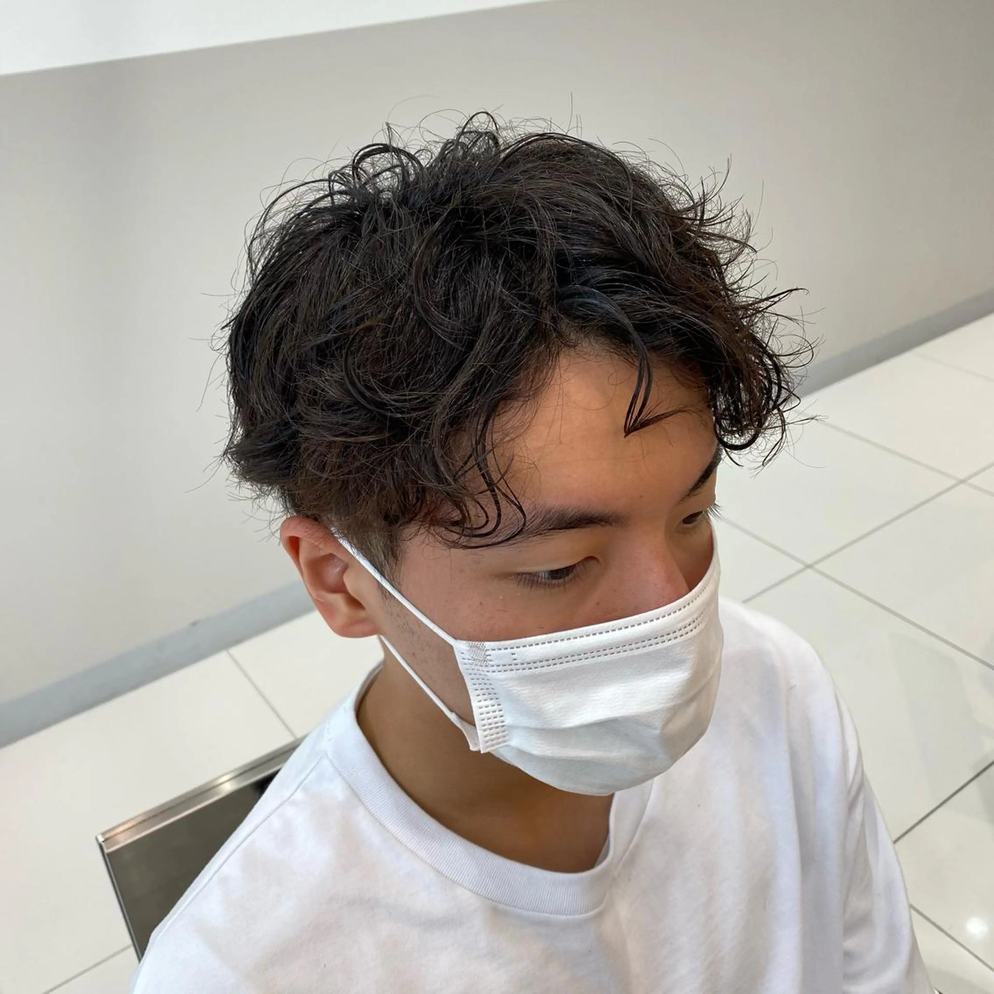 ショート パーマ 🌱メンズパーマ🌱 篠崎 はやとのヘアスタイル