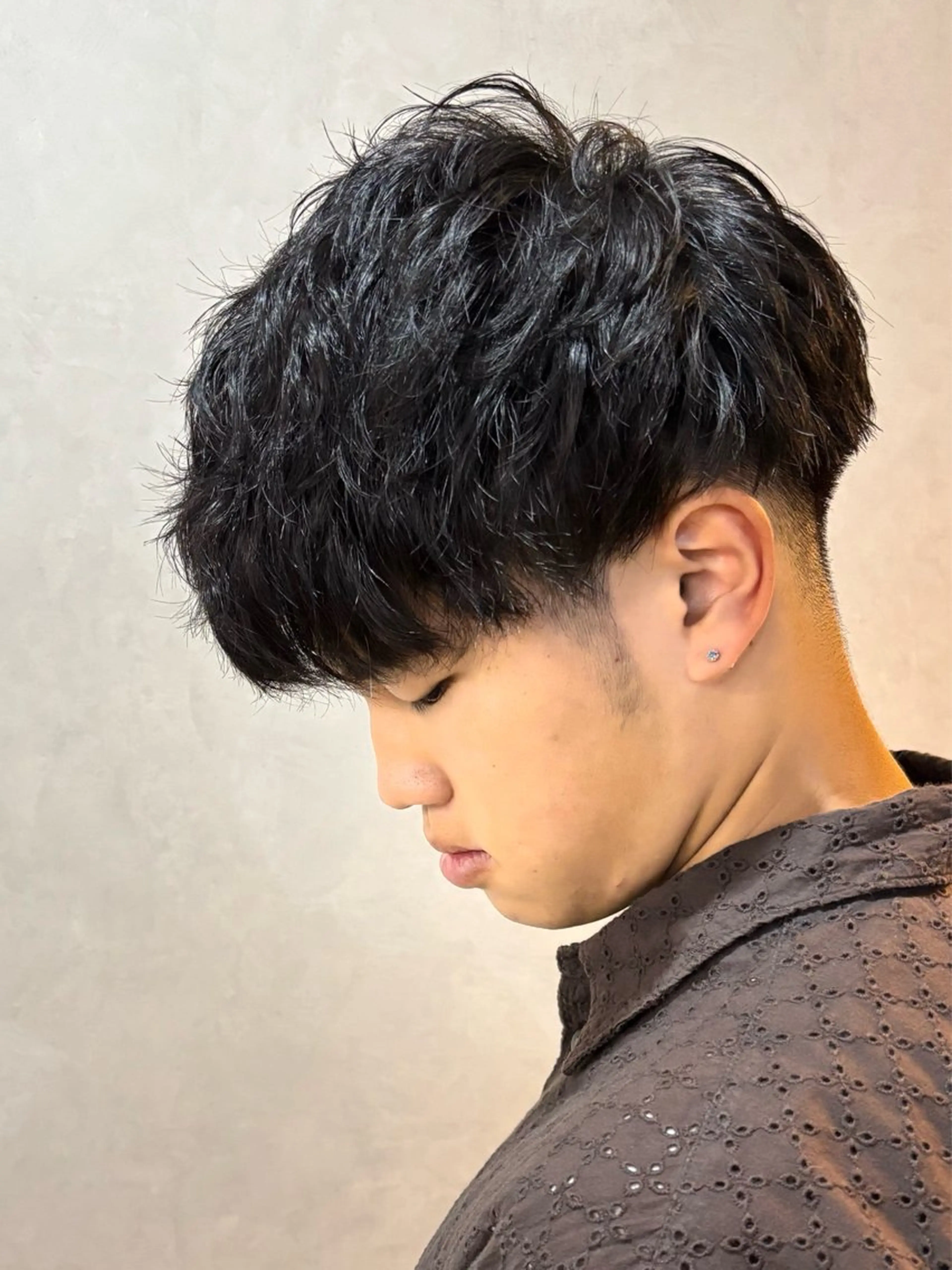 ショート パーマ メンズ カット パーマ mellow men 's MIZUKIのヘアスタイル
