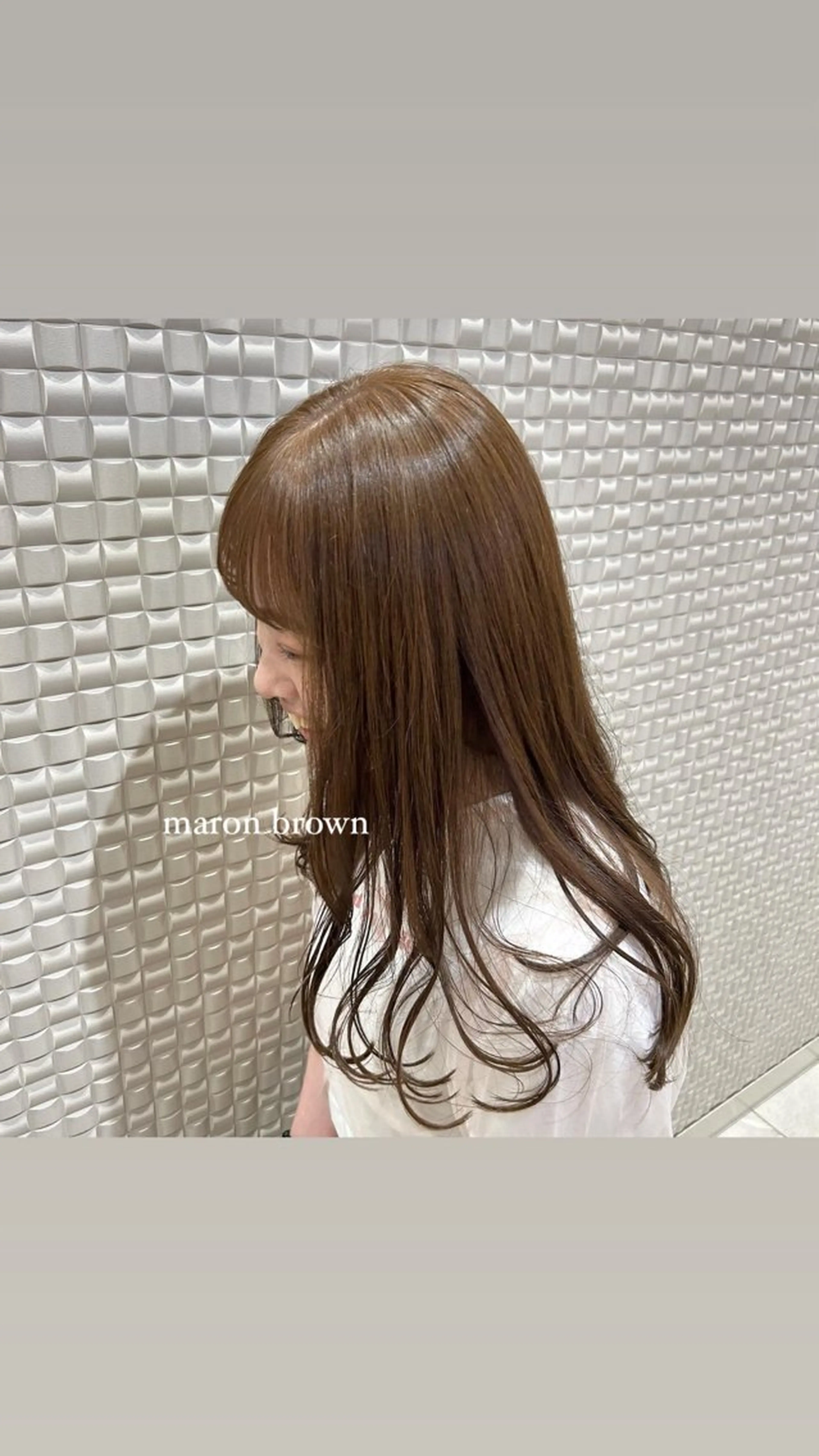 ロング カラー 透明感カラー カット ヘアカラー トリートメント 無料カットモデル /池袋/🤍祐羽🤍のヘアスタイル