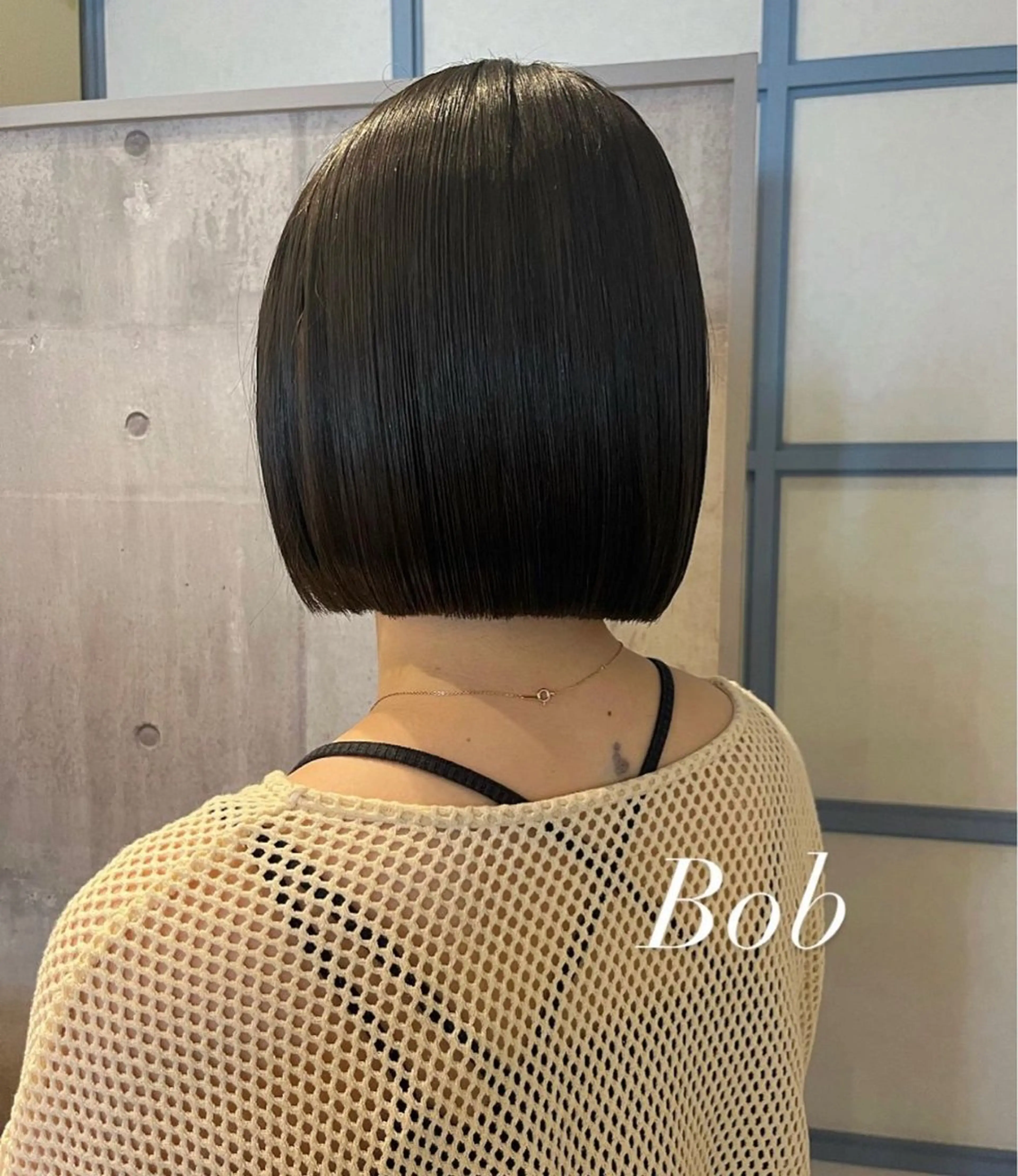 ショート 切りっぱなしボブ ショートボブ ボブ ショートヘア 縮毛矯正 カット N°+aero 🤍ユメのヘアスタイル