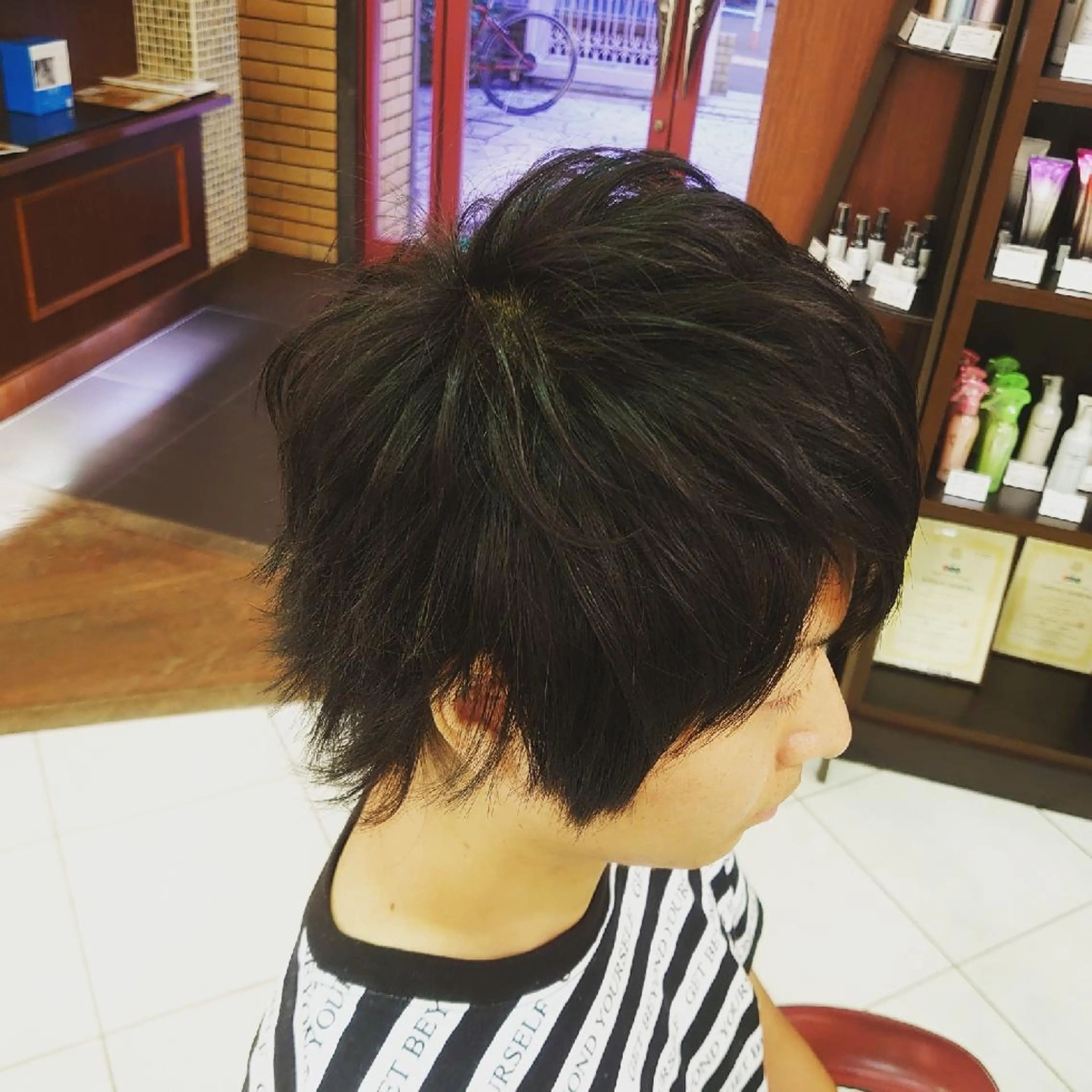 ショート メンズ ヘアアレンジ メンズウルフカット ウルフカット 🐺一ノ瀬 凌 / デザインウルフ🐺のヘアスタイル