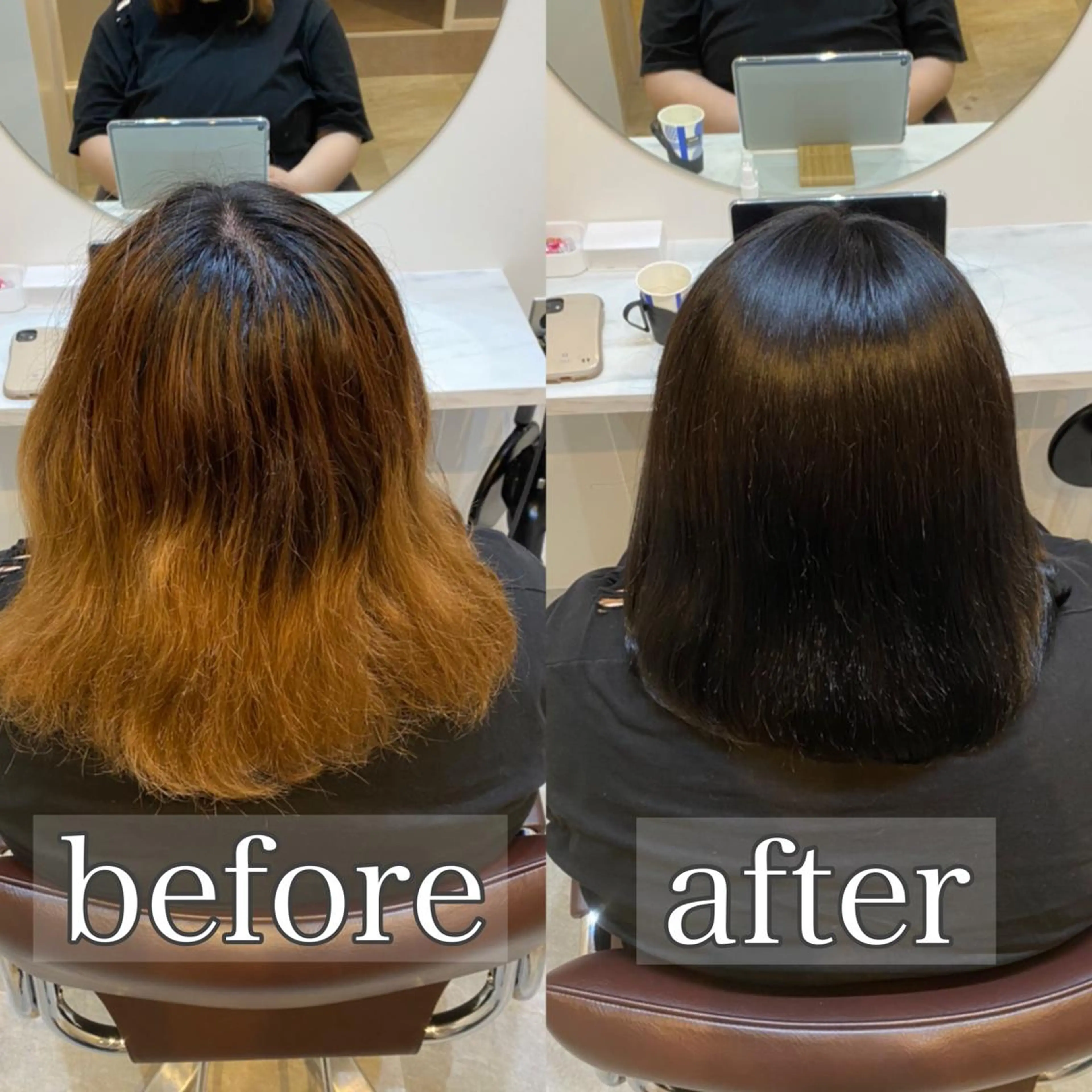 ミディアム カラー 【髪質改善　艶髪】 布川　莉穂のヘアスタイル