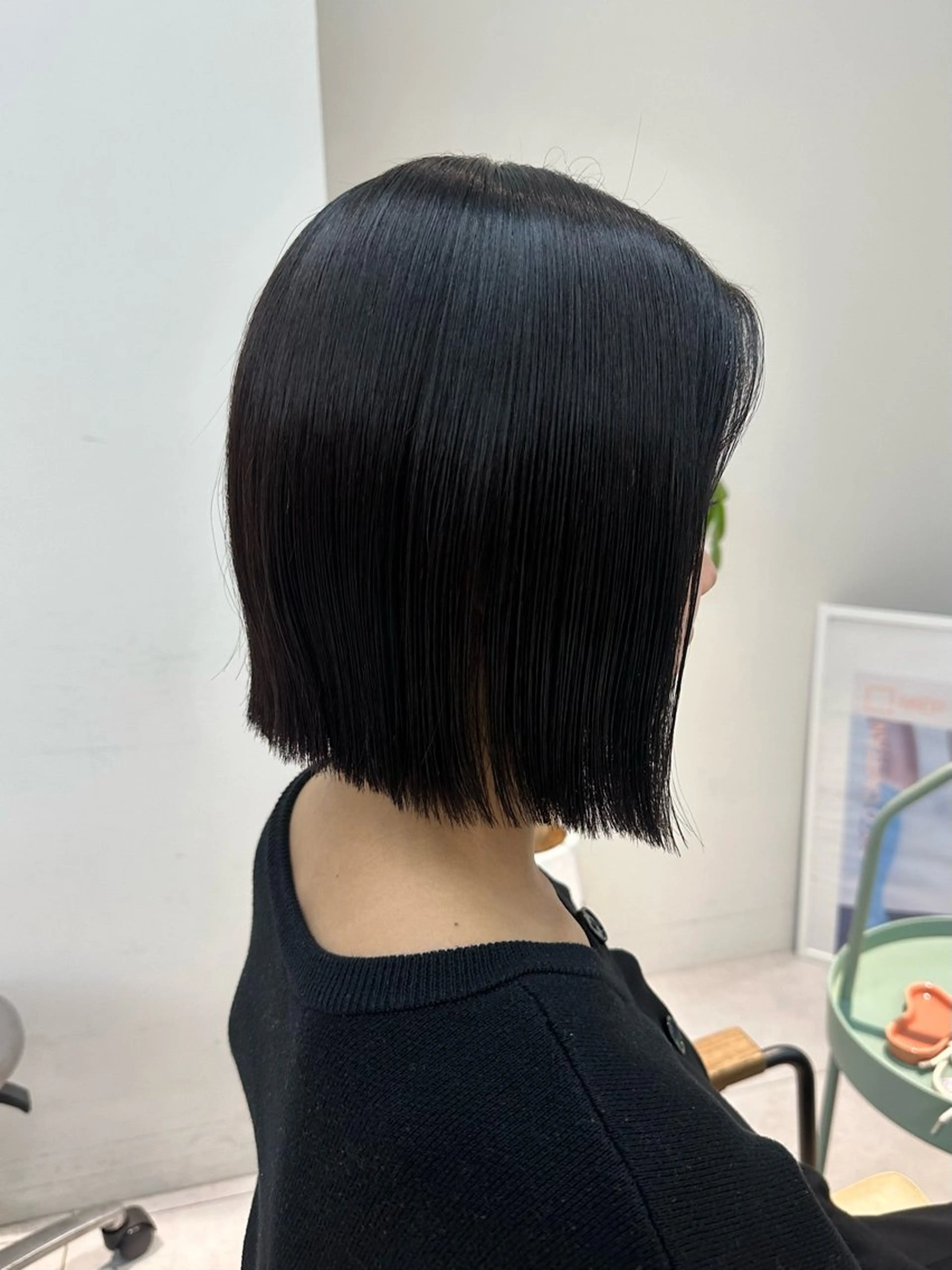 ミディアム ボブ 安井 美咲希のヘアスタイル