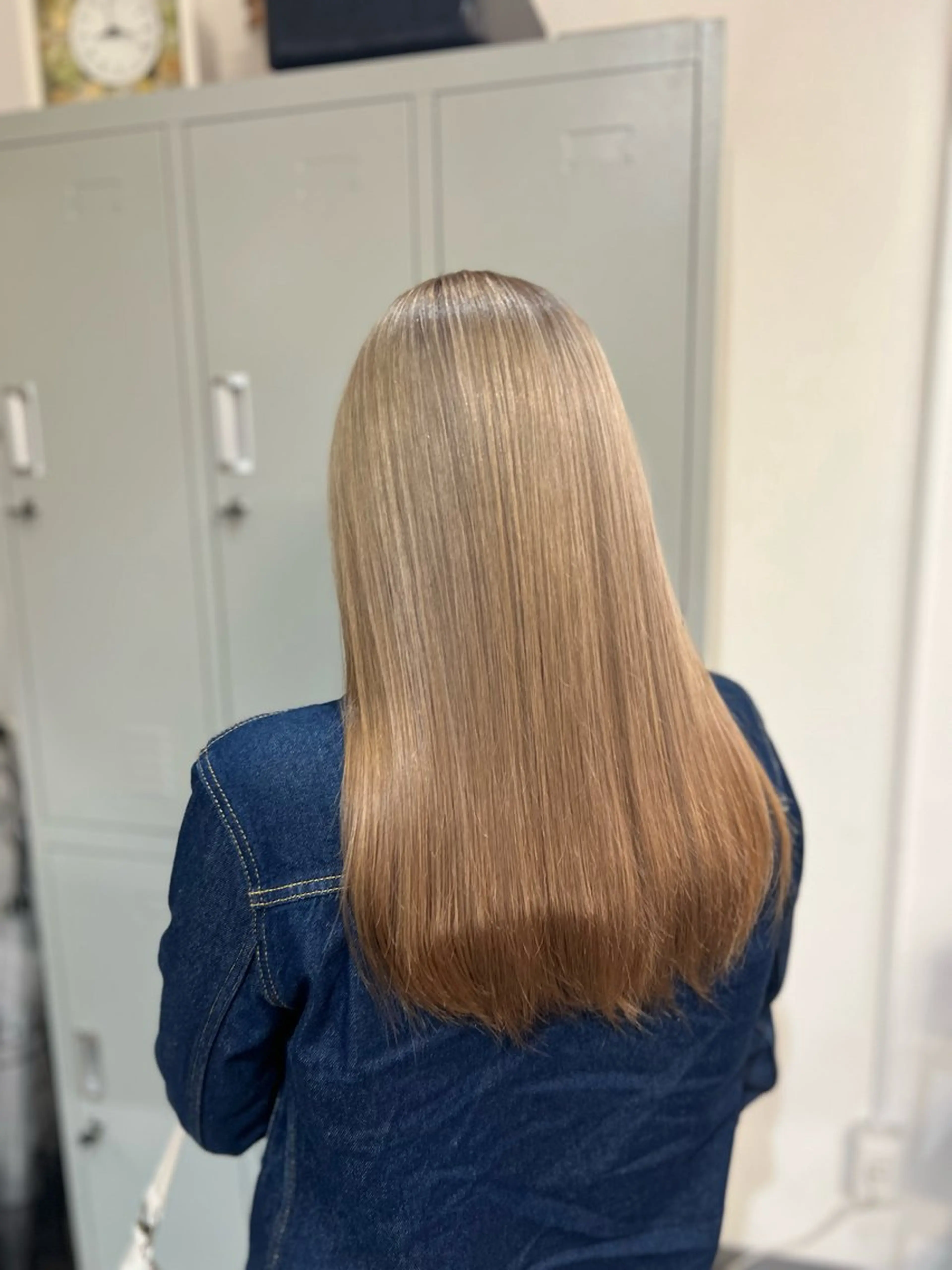 ロング カラー 🫧ケアブリーチ🫧 ✨艶カラーのヘアスタイル