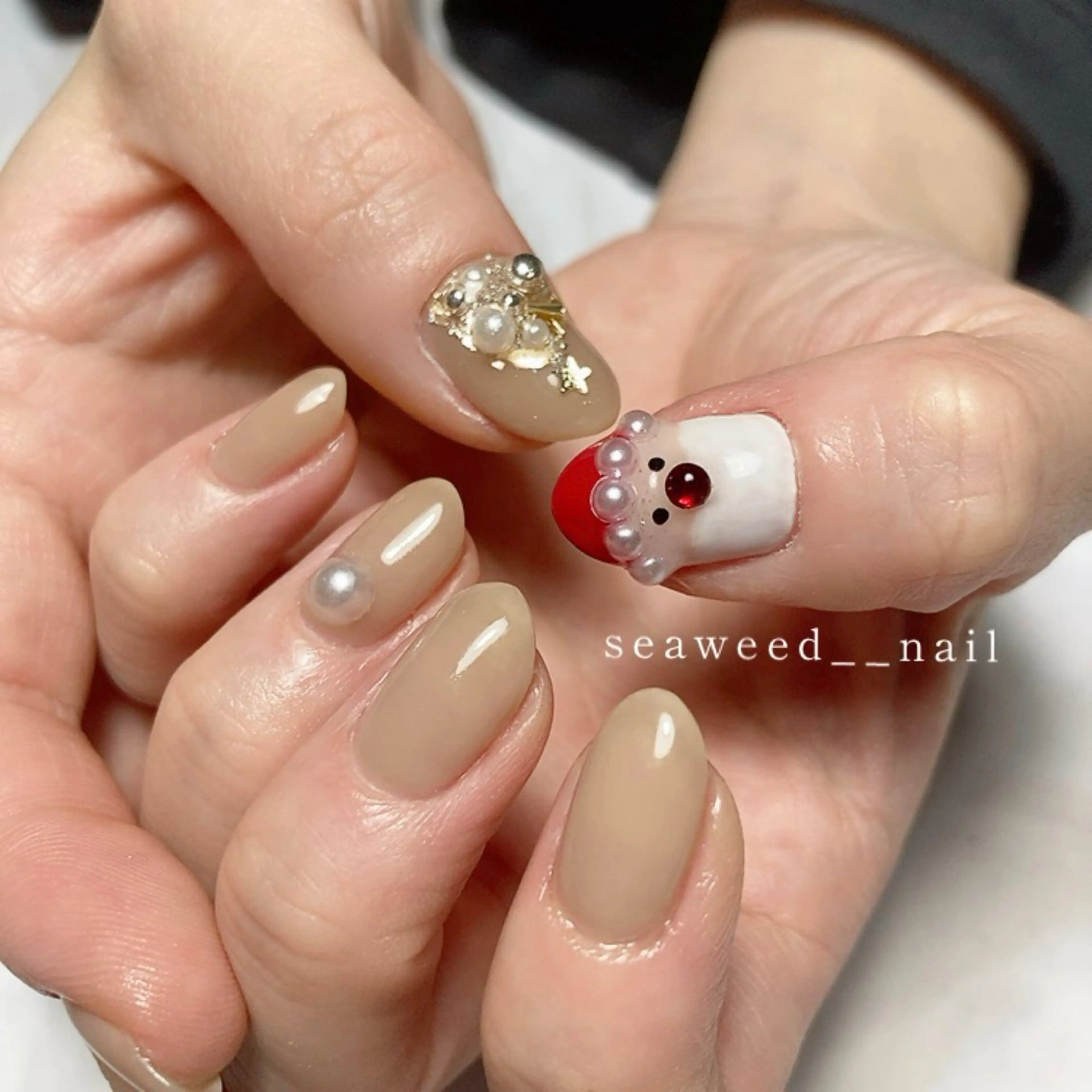 ネイル ハンドネイル seaweed nailのネイルデザイン