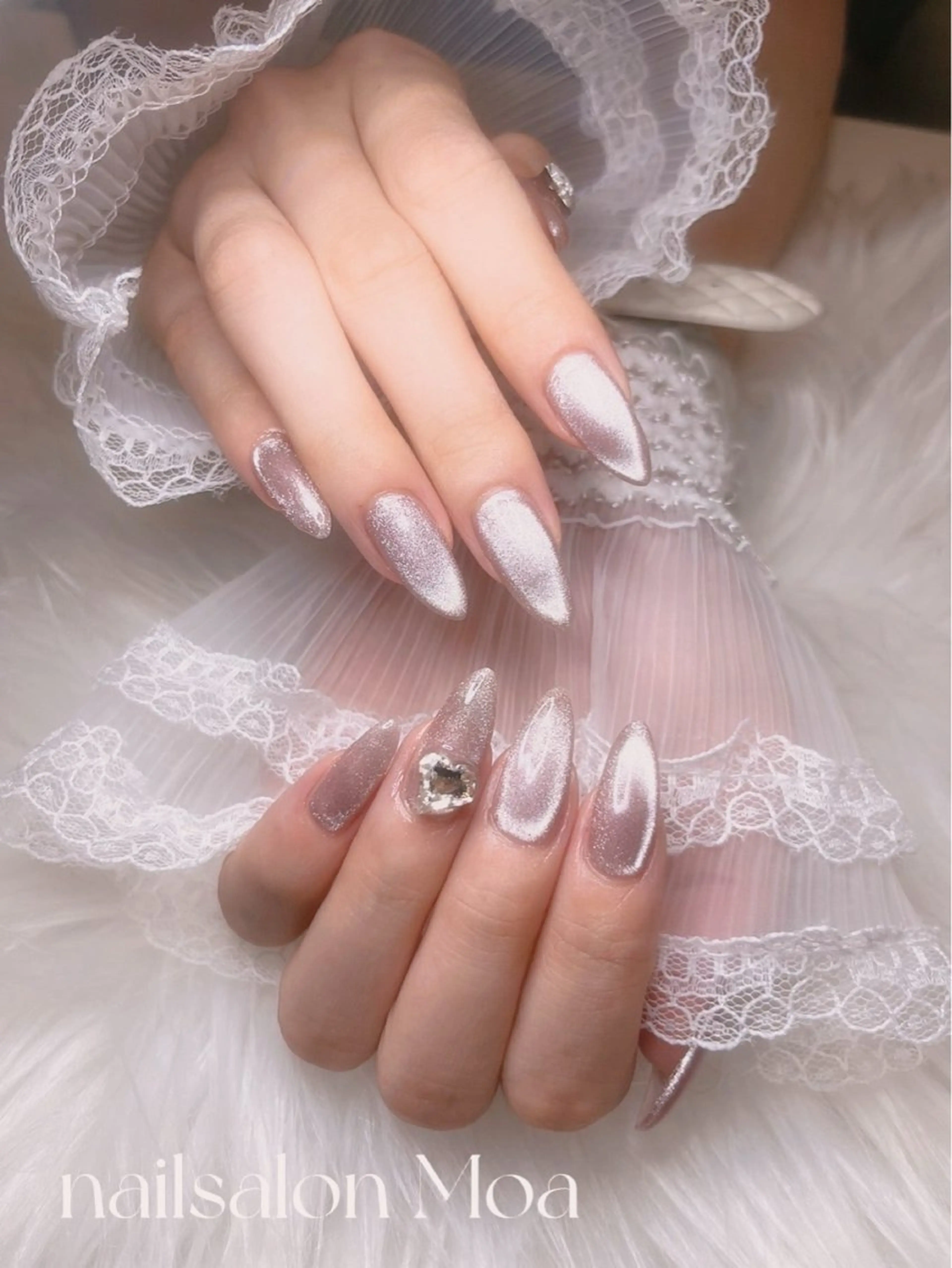 ネイル マグネットネイル ハンドネイル nailsalon　Moa所属・NailSalon Moa_Ayakaのネイルデザイン